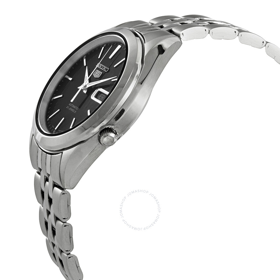 Seiko 5 Automatic Black Dial Men's Watch