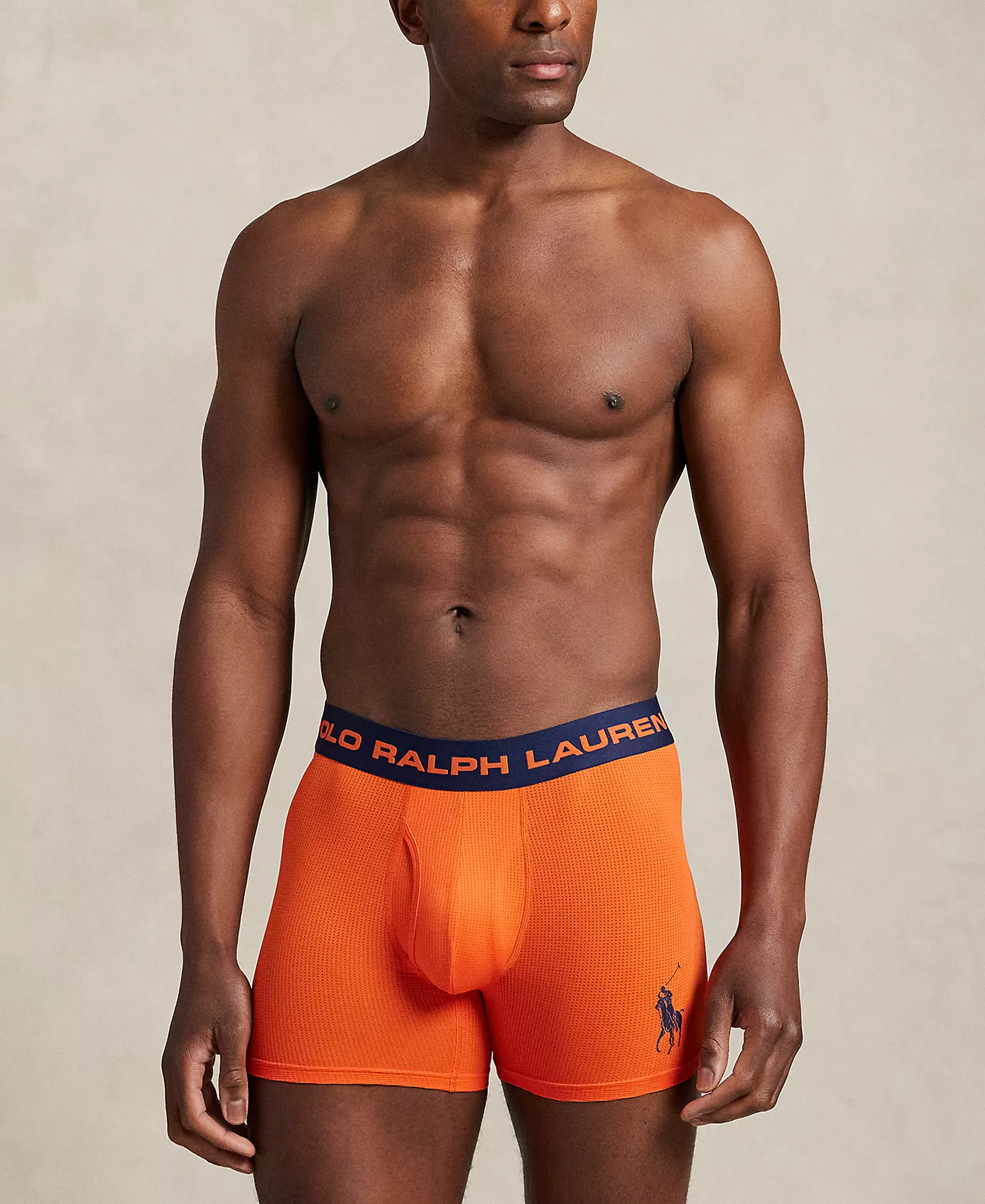 Men's Perfect Pouch Boxer Briefs - Active Orange - L