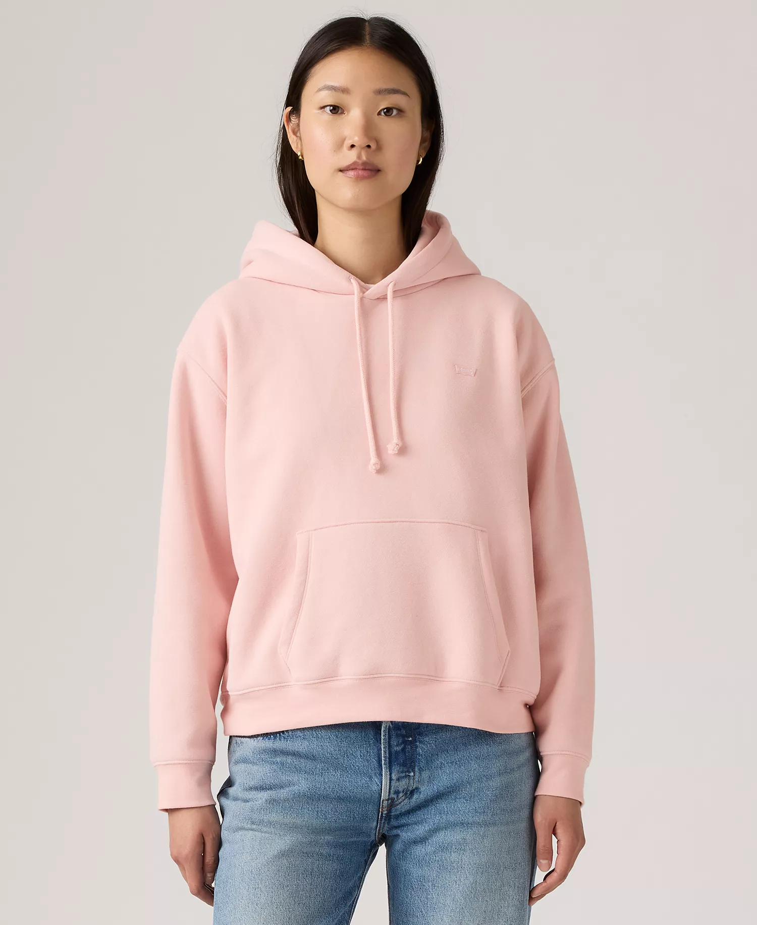 Women's Everyday Hooded Sweatshirt - Peachskin - L