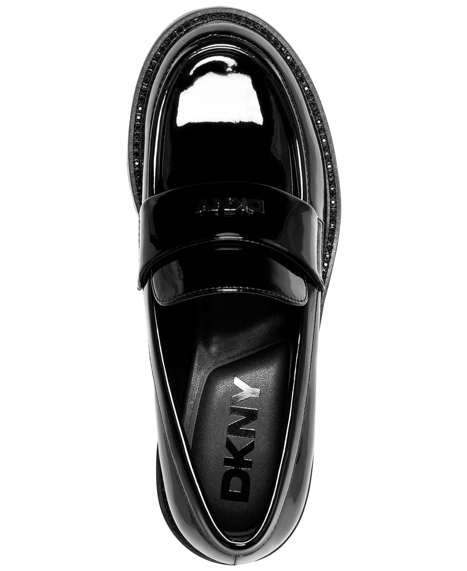 Civelli Heeled Round Toe Slip-on Loafers - Black - 5.5M