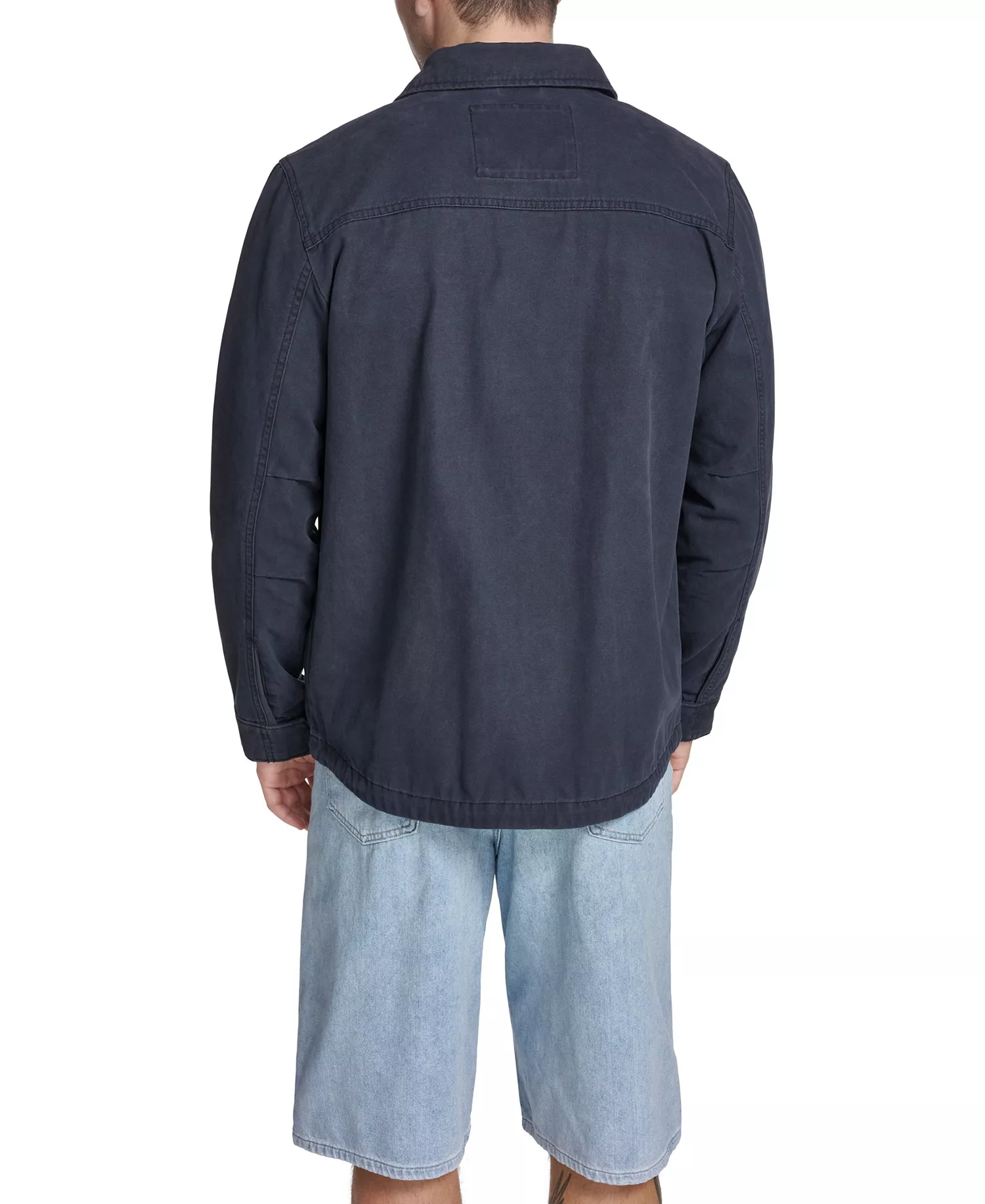 Men's Cotton Canvas Field Jacket - Navy - 2XL