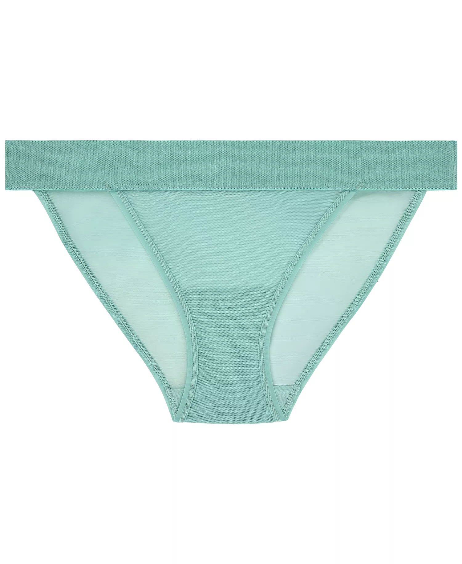 Women's Sheer Bikini Underwear DK8945 - Aquifer - L