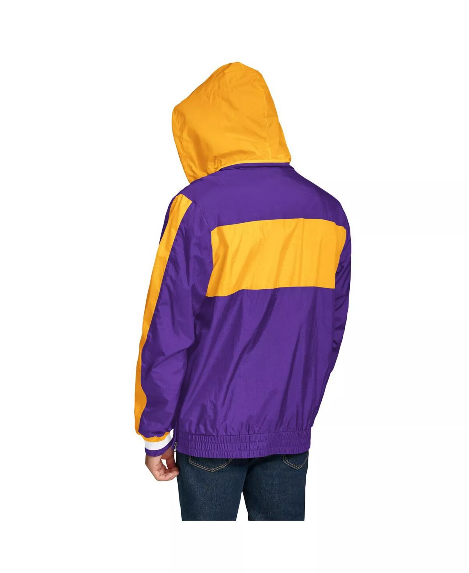 Men's Purple Minnesota Vikings Gael Lightweight Half-Zip Hoodie Jacket - Purple - L