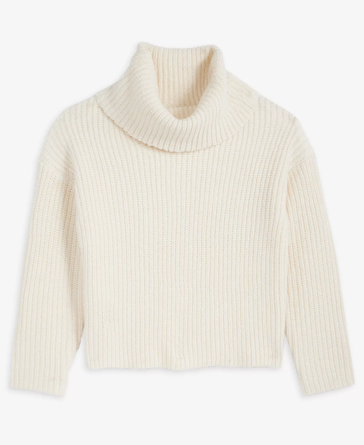 Women's Chunky Turtleneck Sweater, Macy's Exclusive - Vintage Cream - XL