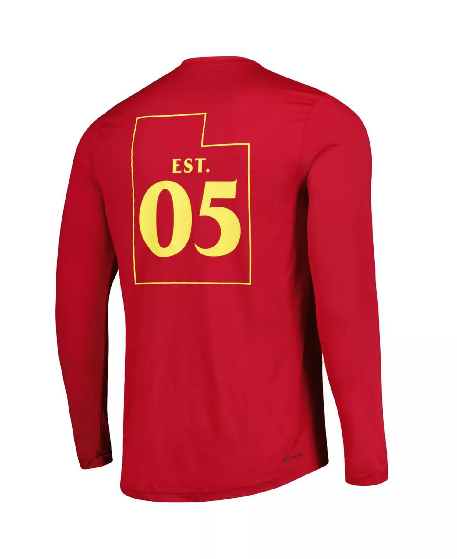 Men's Red Real Salt Lake Jersey Hook AEROREADY Long Sleeve T-shirt - Red - L