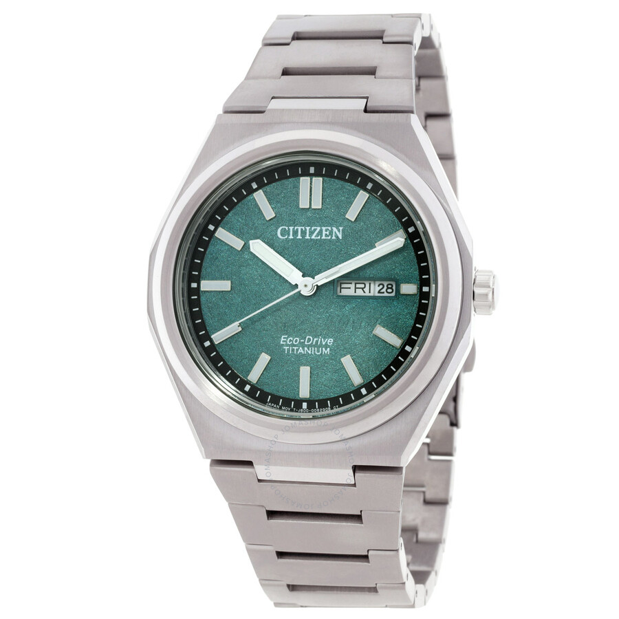 Citizen Zenshin Three-hand Green Dial Men's Watch