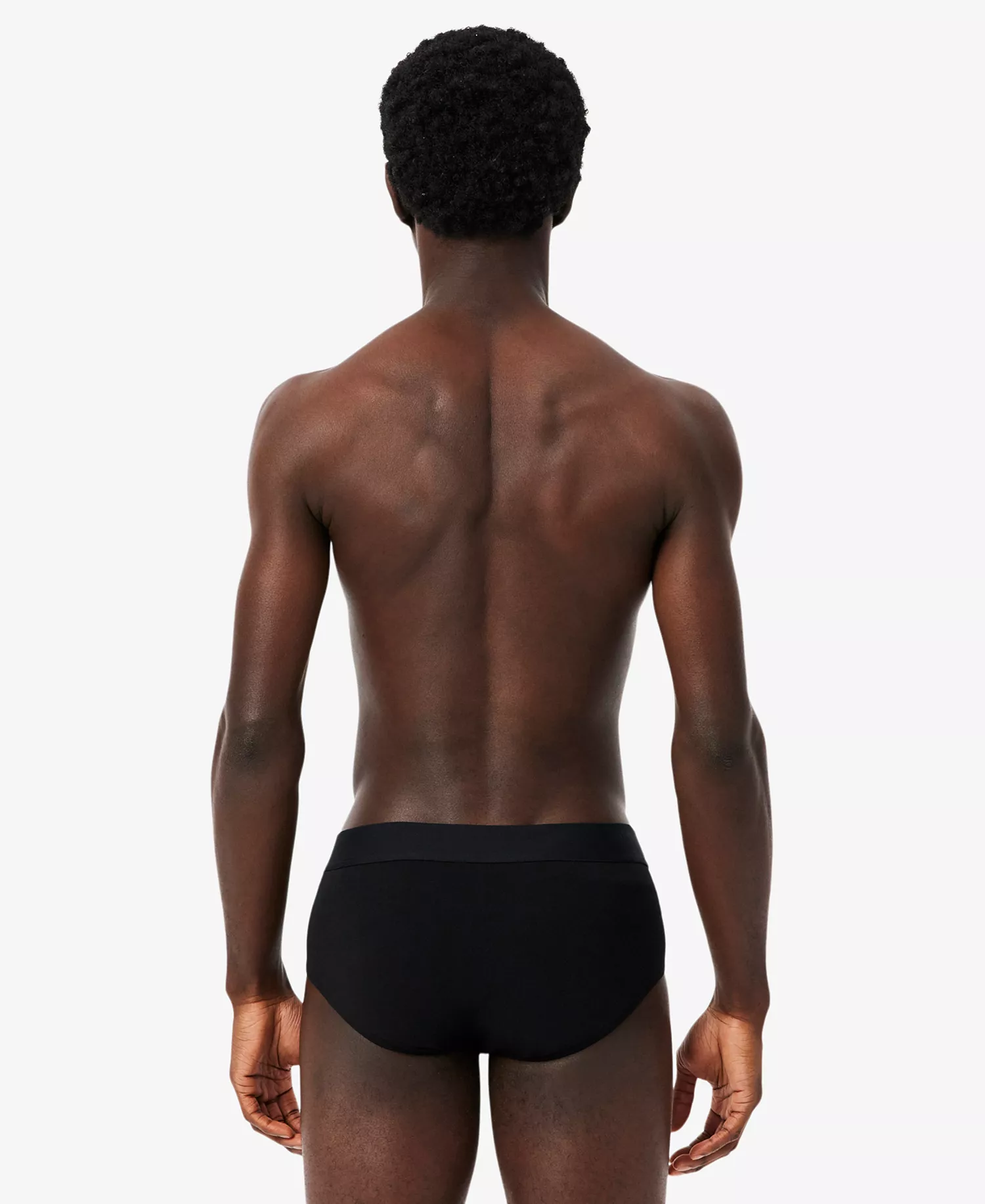 Men's Regular-Fit Briefs, 3-Pack - Black - L