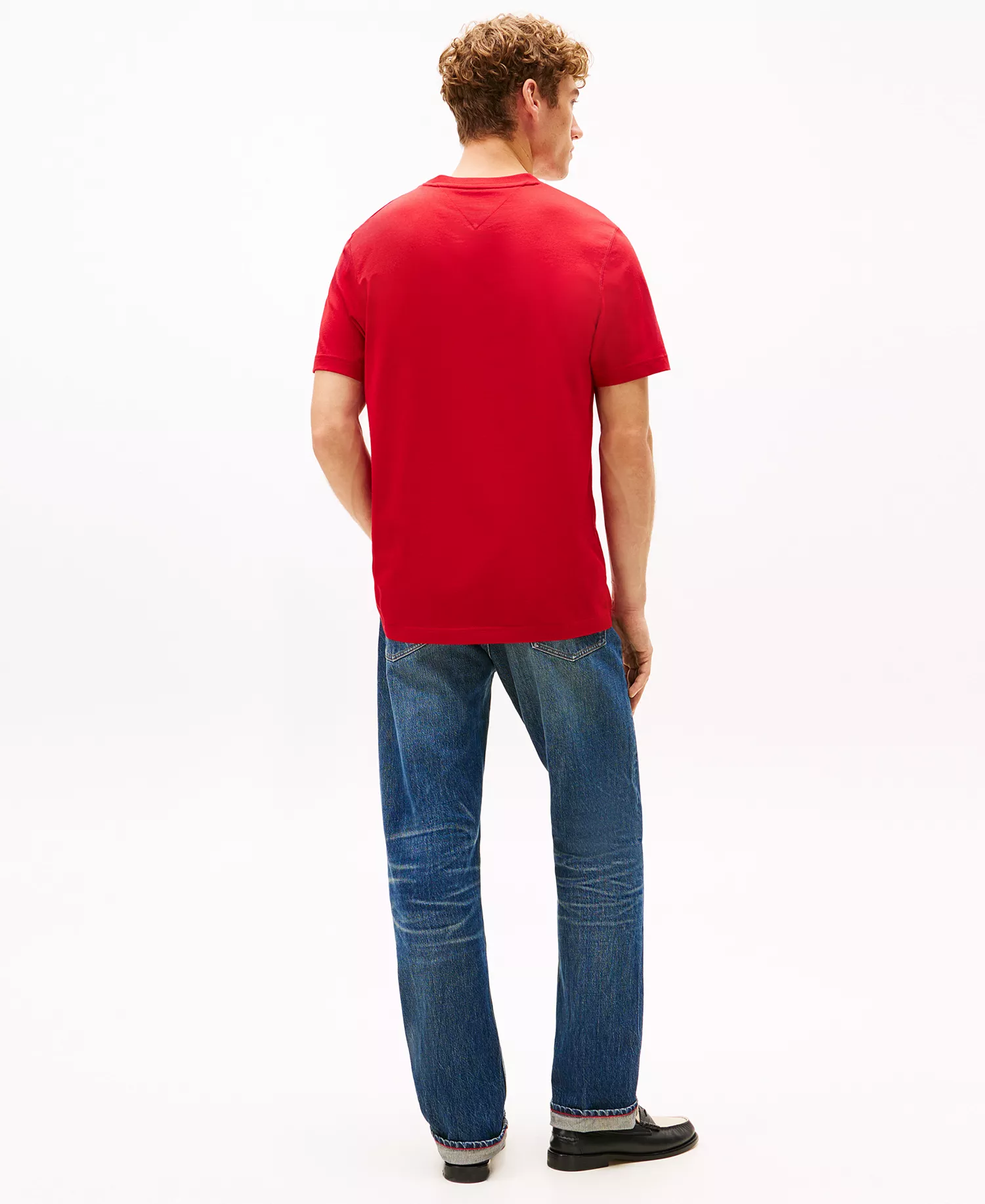 Men's Arch Crewneck T-Shirt - Medium Red - L