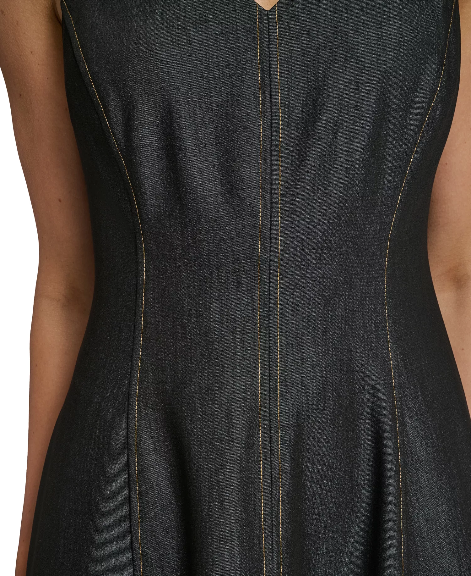 Women's Denim Fit and Flare Dress - Blue - 10