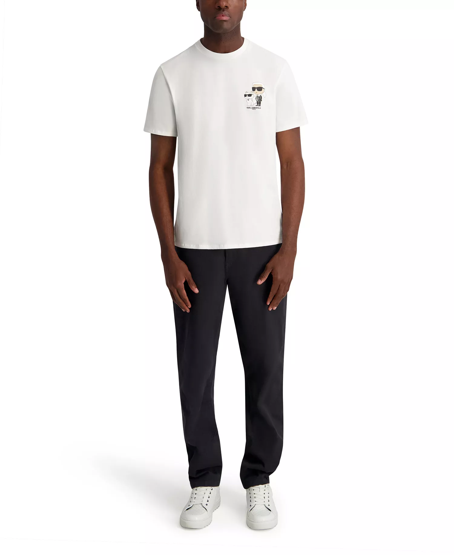 Men's Choupette Regular-Fit T-Shirt - White - 2XL