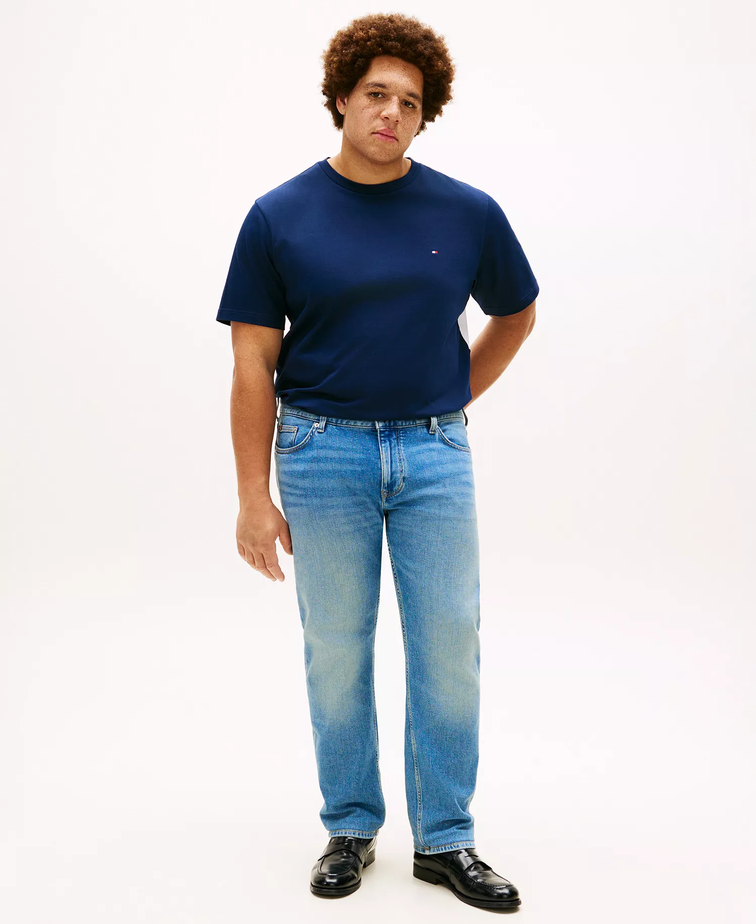 Men's Big & Tall Flag Regular-Fit T-Shirt - Carbon Navy - 2XLT