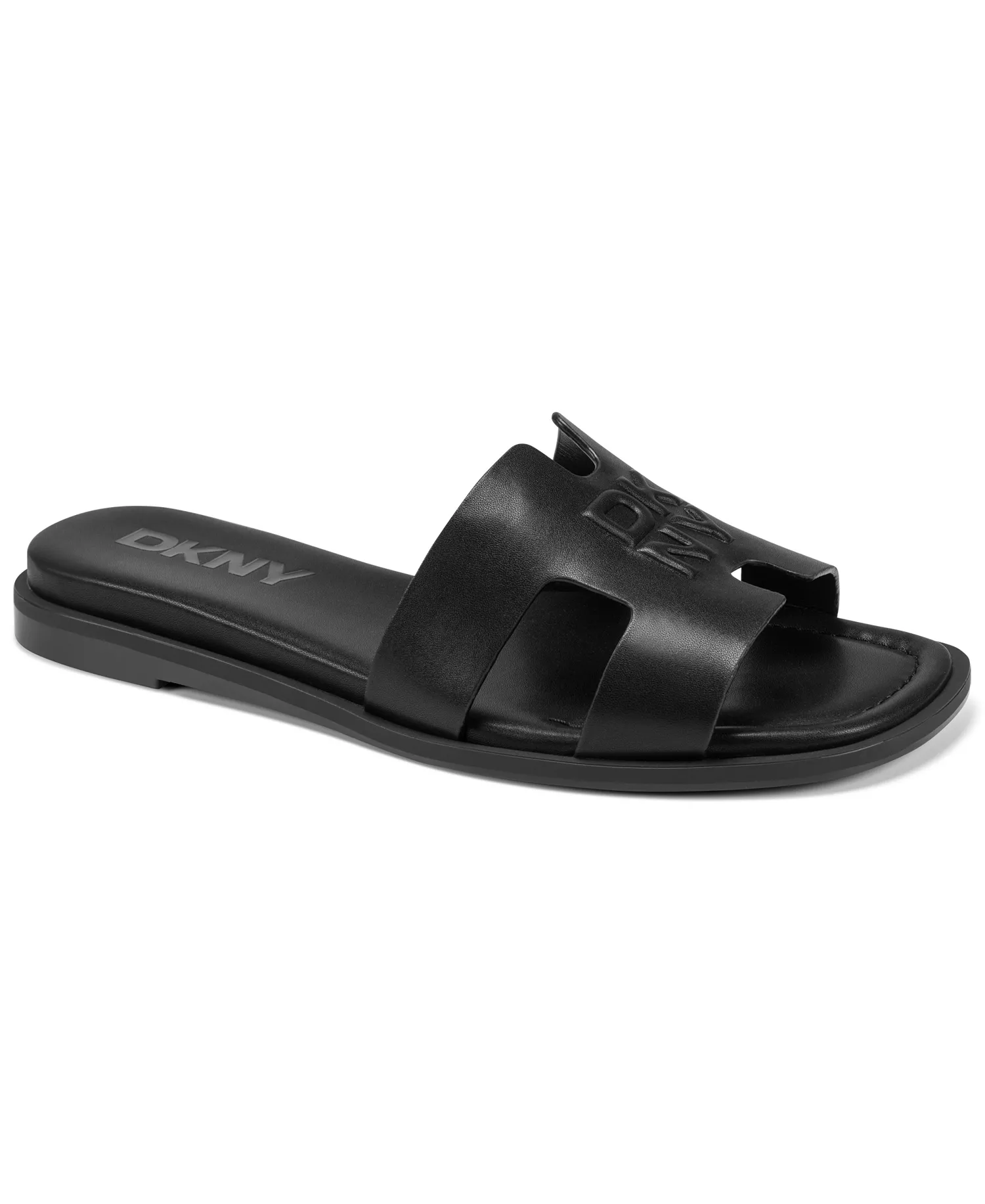 Women's Columba Slide Flat Sandals - Black - 10M