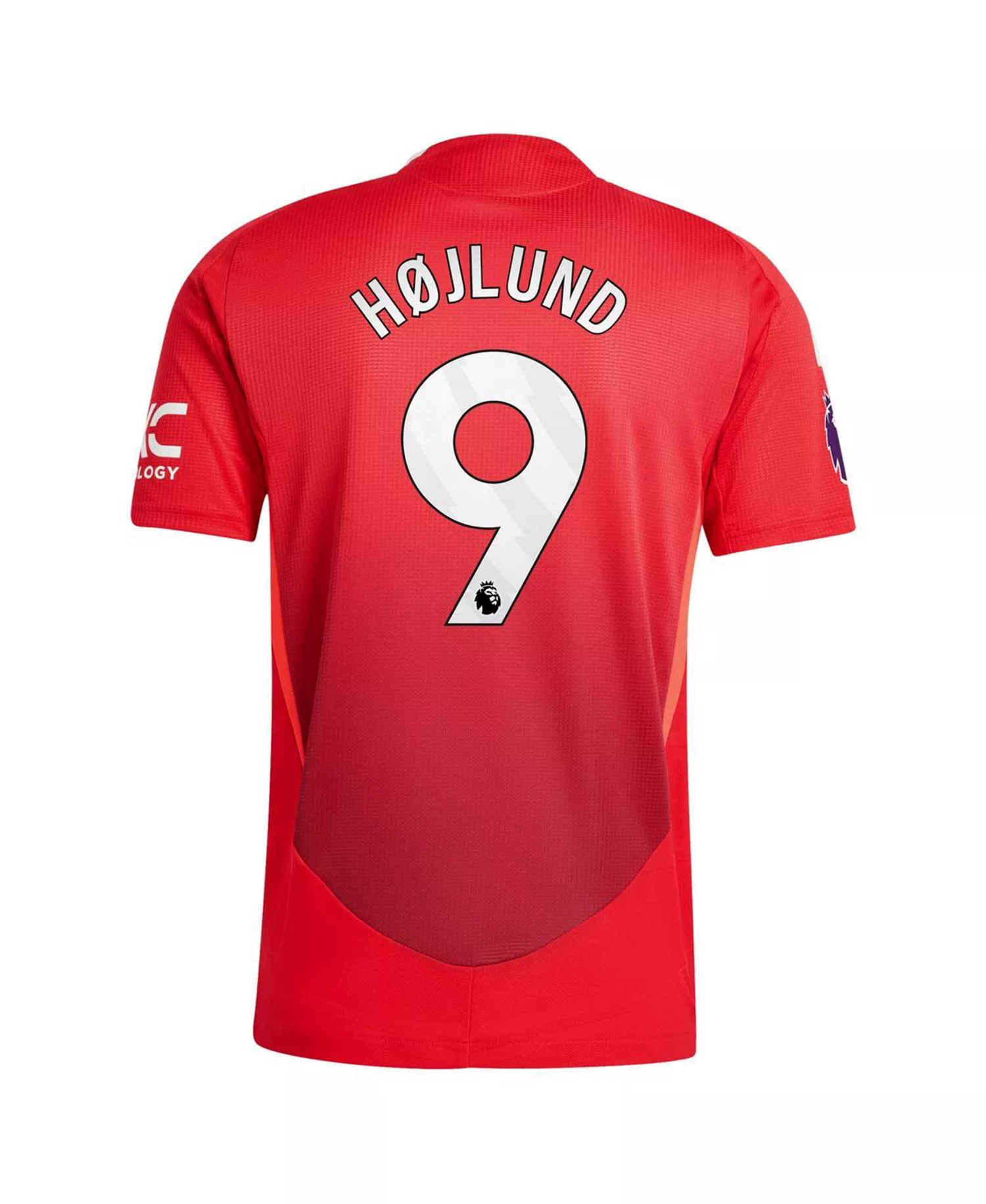 Men's Rasmus Højlund Red Manchester United 2024/25 Home Authentic Player Jersey - Red - 2XL