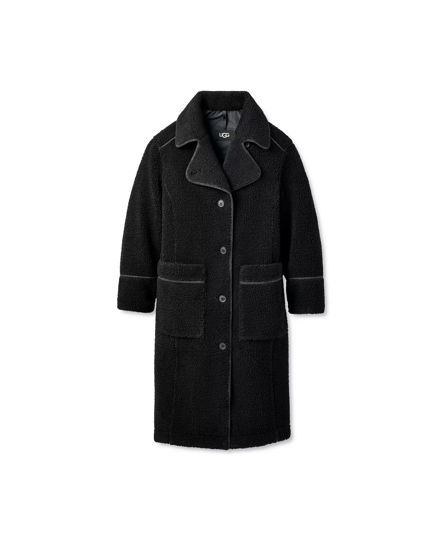 UGG Women's Sema Fluff Coat - Black - L