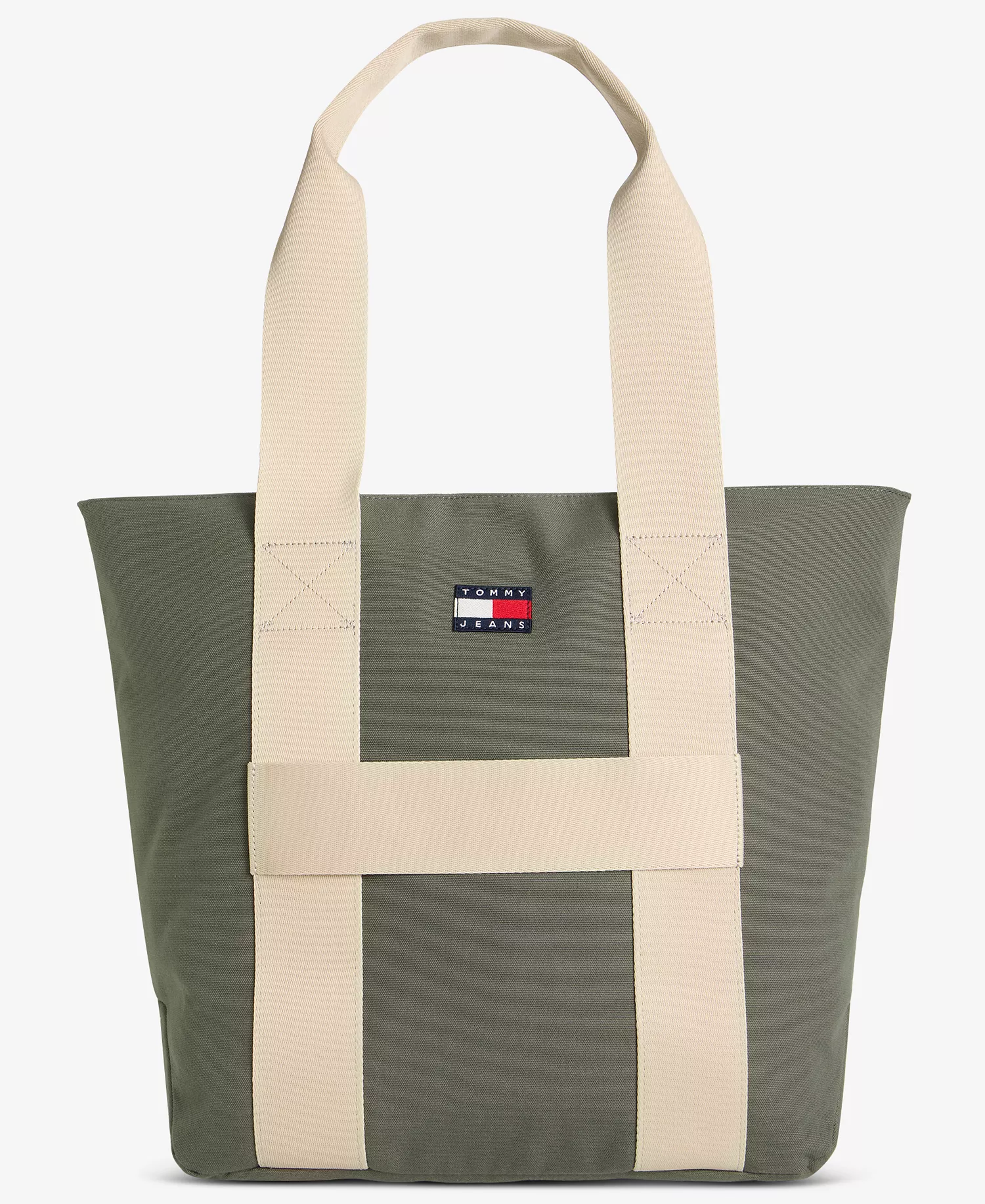 Men's Retro Logo Tote Bag - Pewter Green - No Size