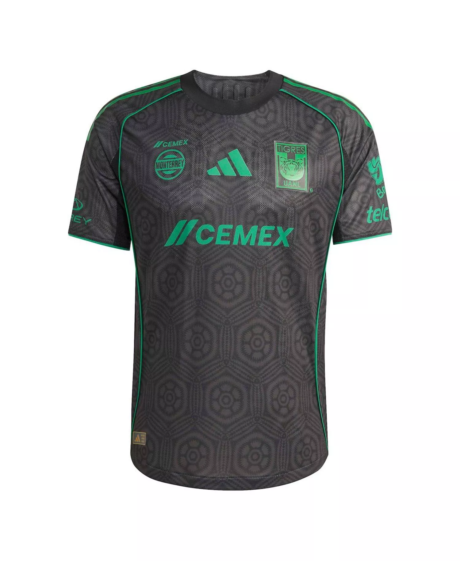 Men's Gray Tigres UANL 2025/26 Third on Field Authentic Jersey - Gray - 2XL