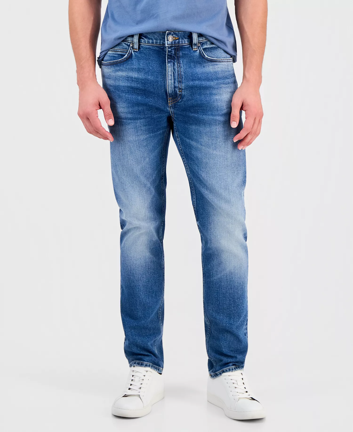 Men's 708 Straight-Fit Jeans - Med Blue - 30x32