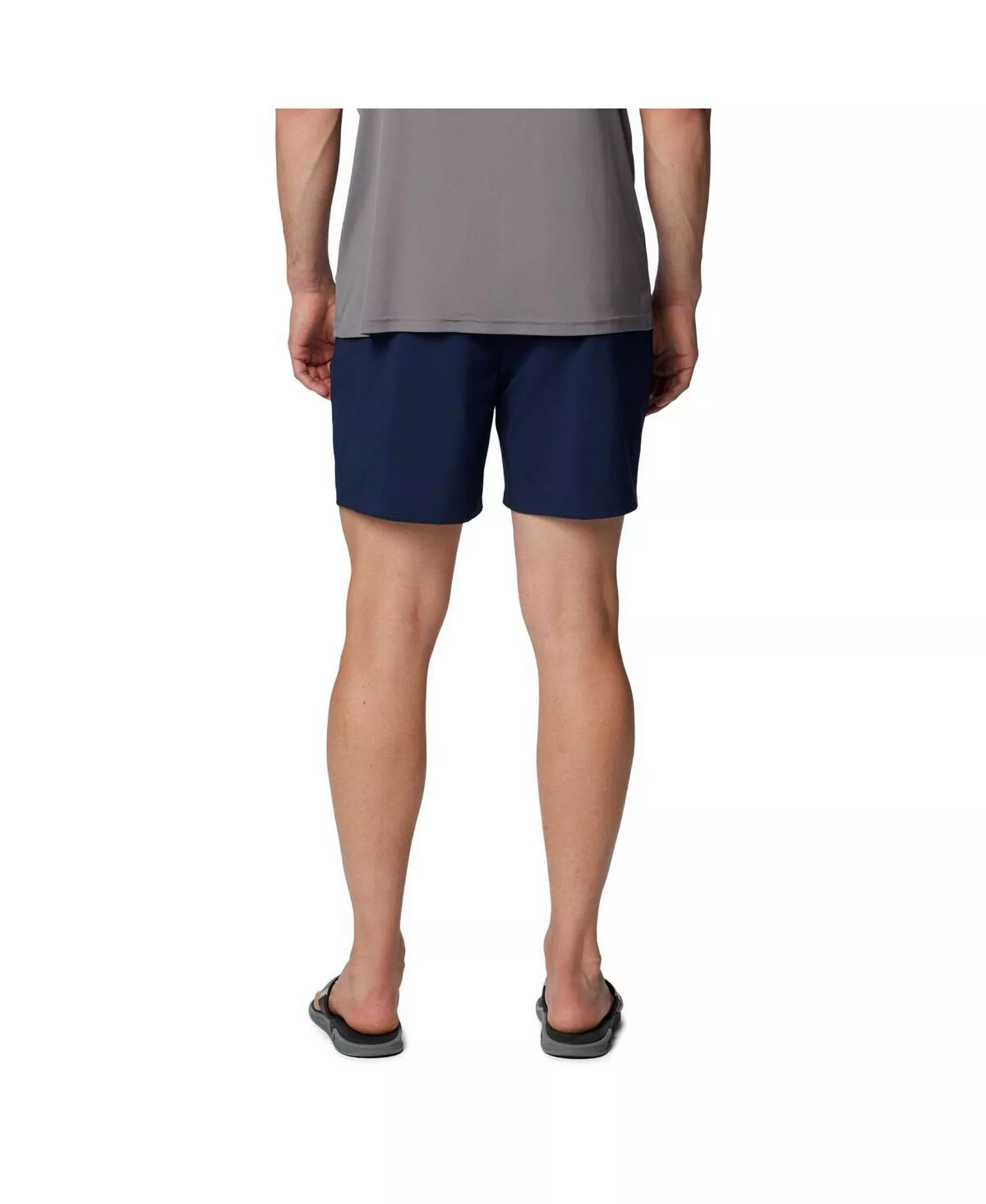 Men's Navy West Virginia Mountaineers PFG Terminal Roamer Omni-Shade Stretch Shorts - Navy - L