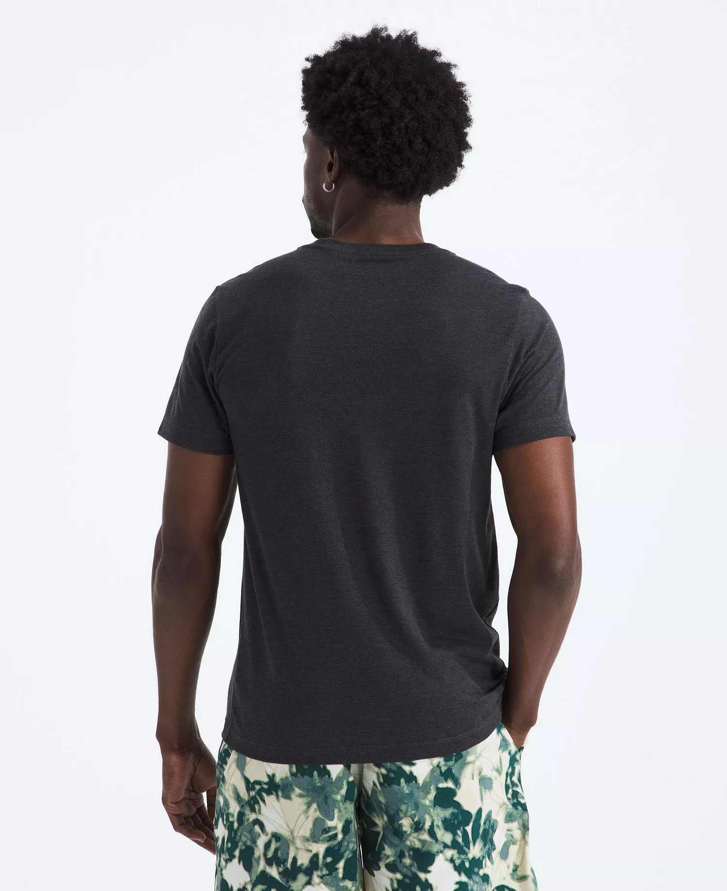 Men's Short Sleeve Tri-Blend T-Shirt - Dark gray heather - 2XL