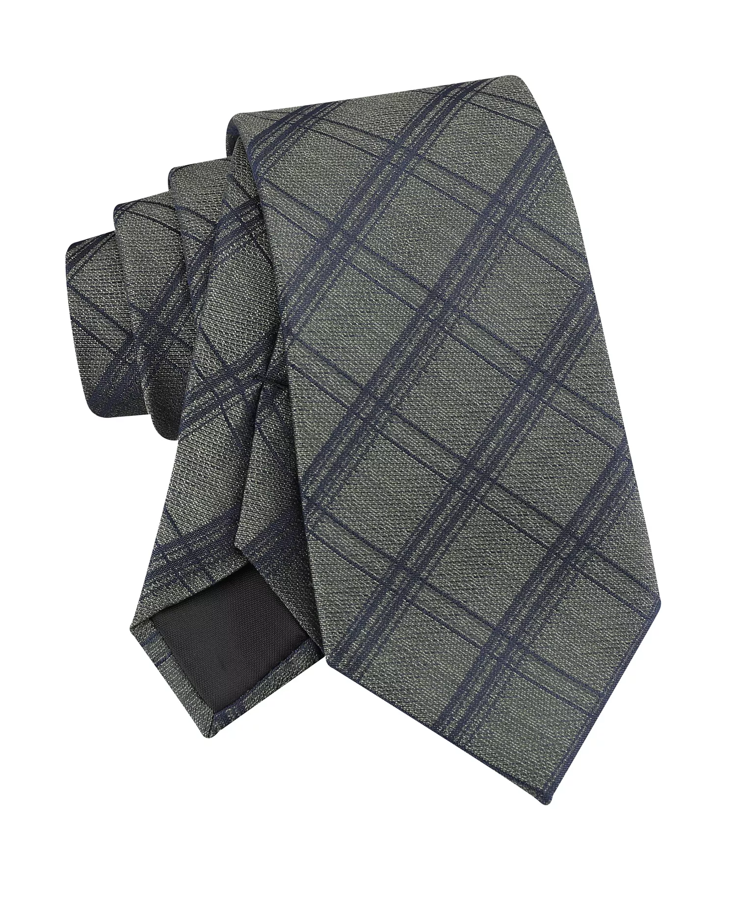 Men's Sutton Grid Tie - Charcoal - ONE SIZE