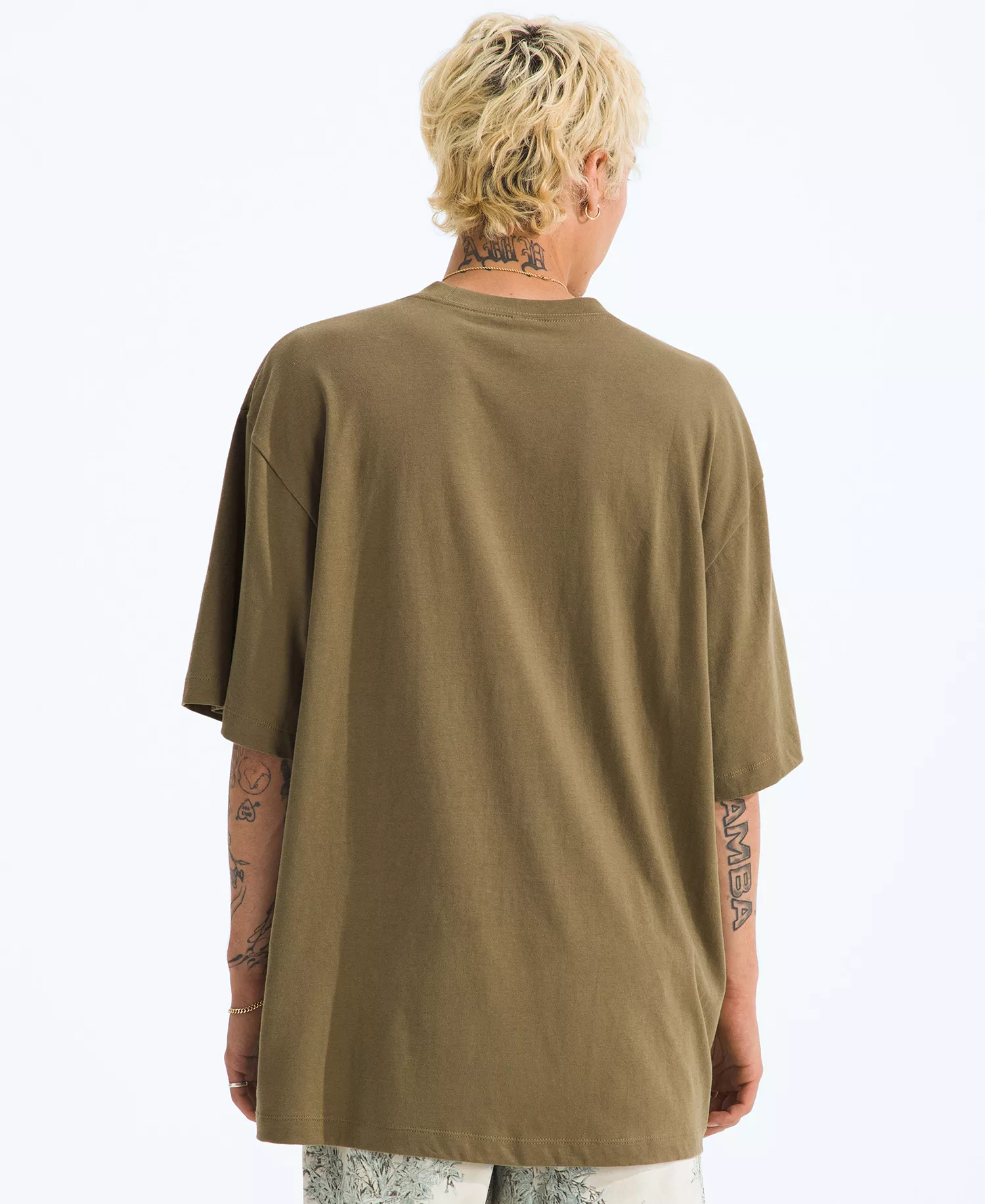 Men's Essential Simple Dome Oversized T-Shirt - Cedar - 2XL
