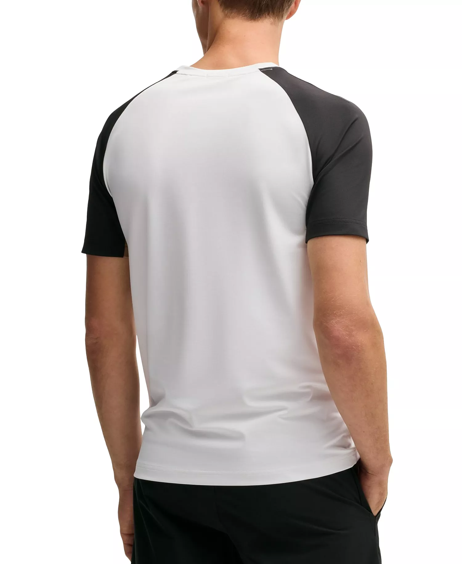 Men's Active Color-Blocked T-Shirt - White - L
