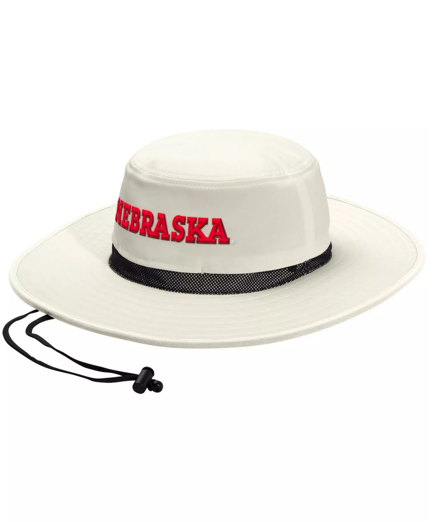 Men's and Women's Cream Nebraska Huskers Wide Brim Boonie Bucket Hat - Cream - L/XL