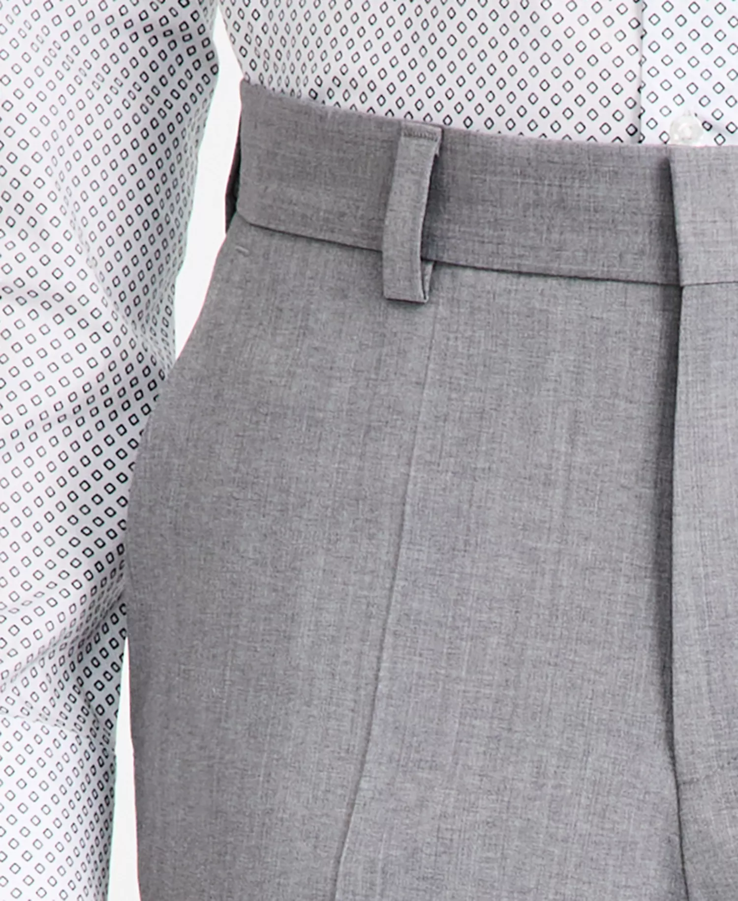 Men's Modern-Fit Wool Blend Suit Separate Pant - CLOSE OUT! - Grey - 36R