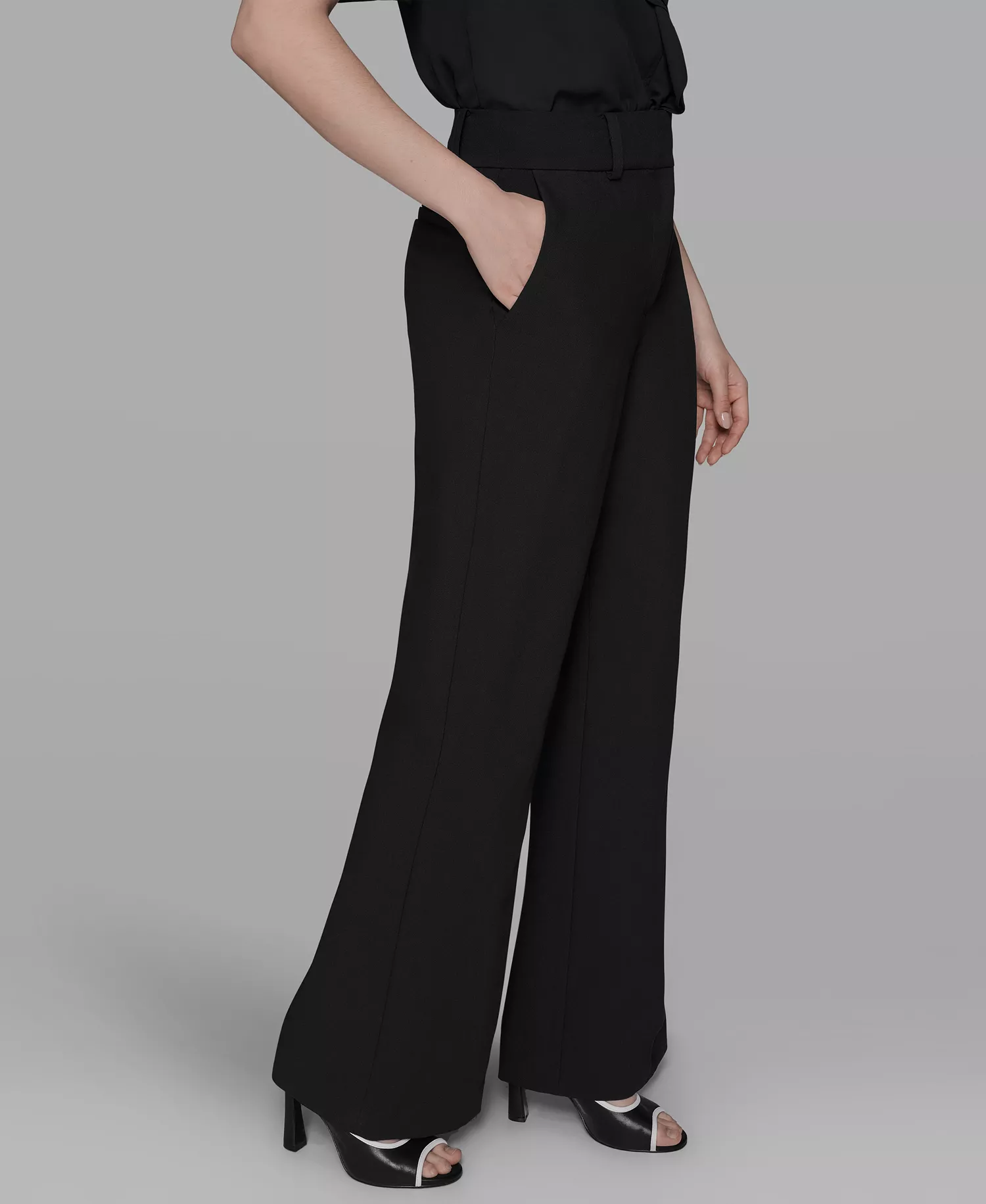 Women's Flare Leg Pants - Black - 10