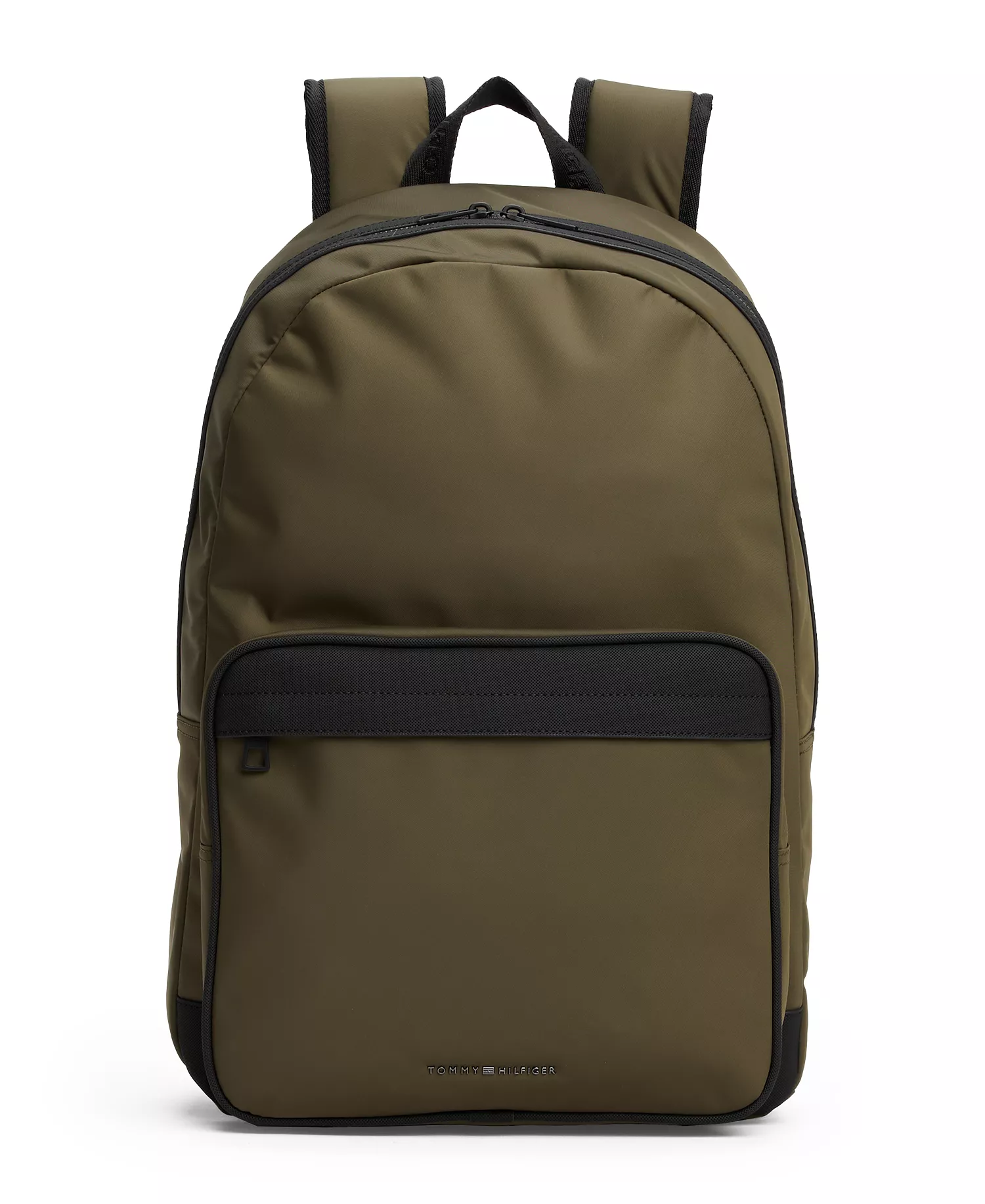 Men's Zip Closure Backpack - Army Green - No Size