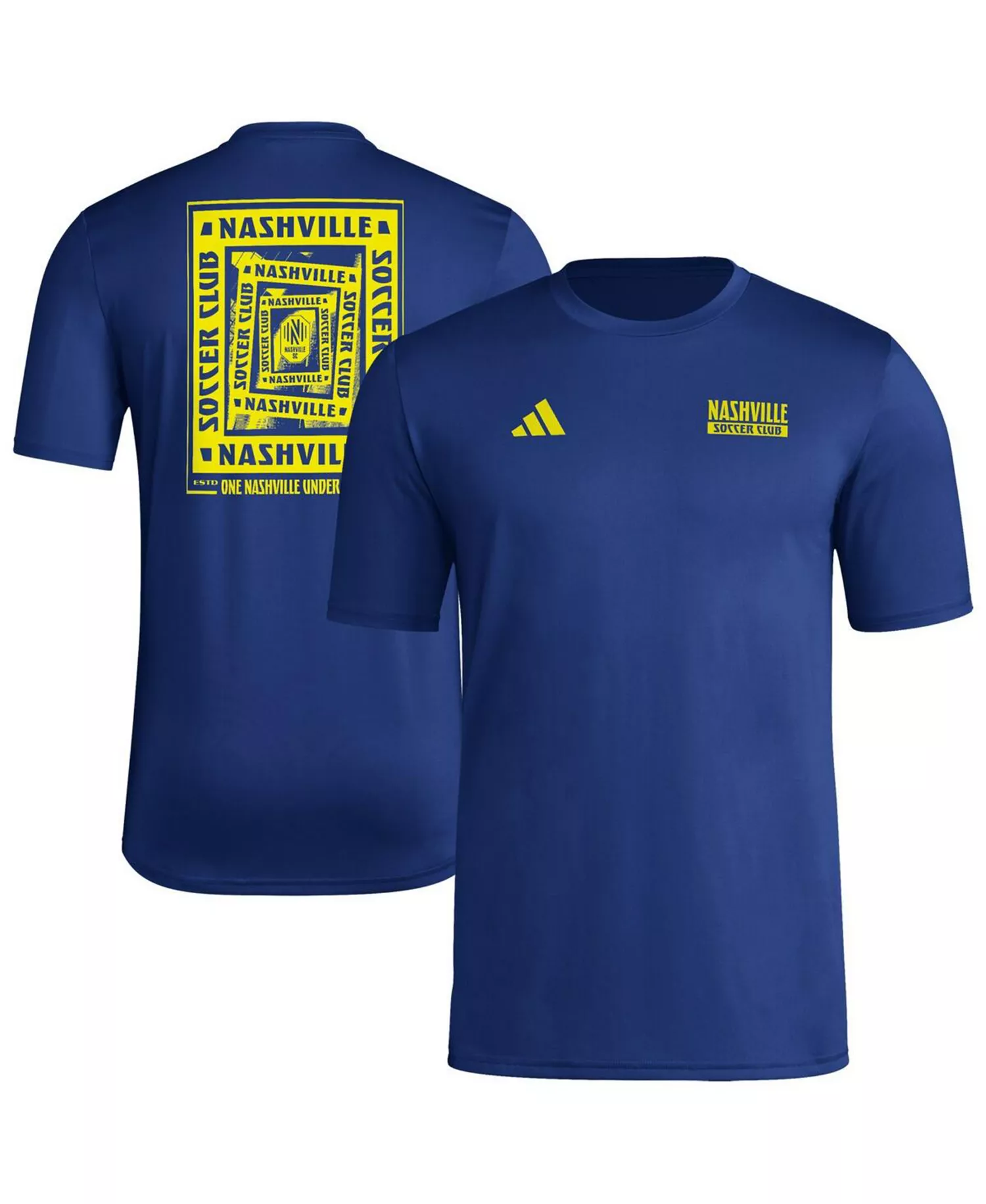 Men's Navy Nashville SC Local Wrap T-Shirt - Navy - L