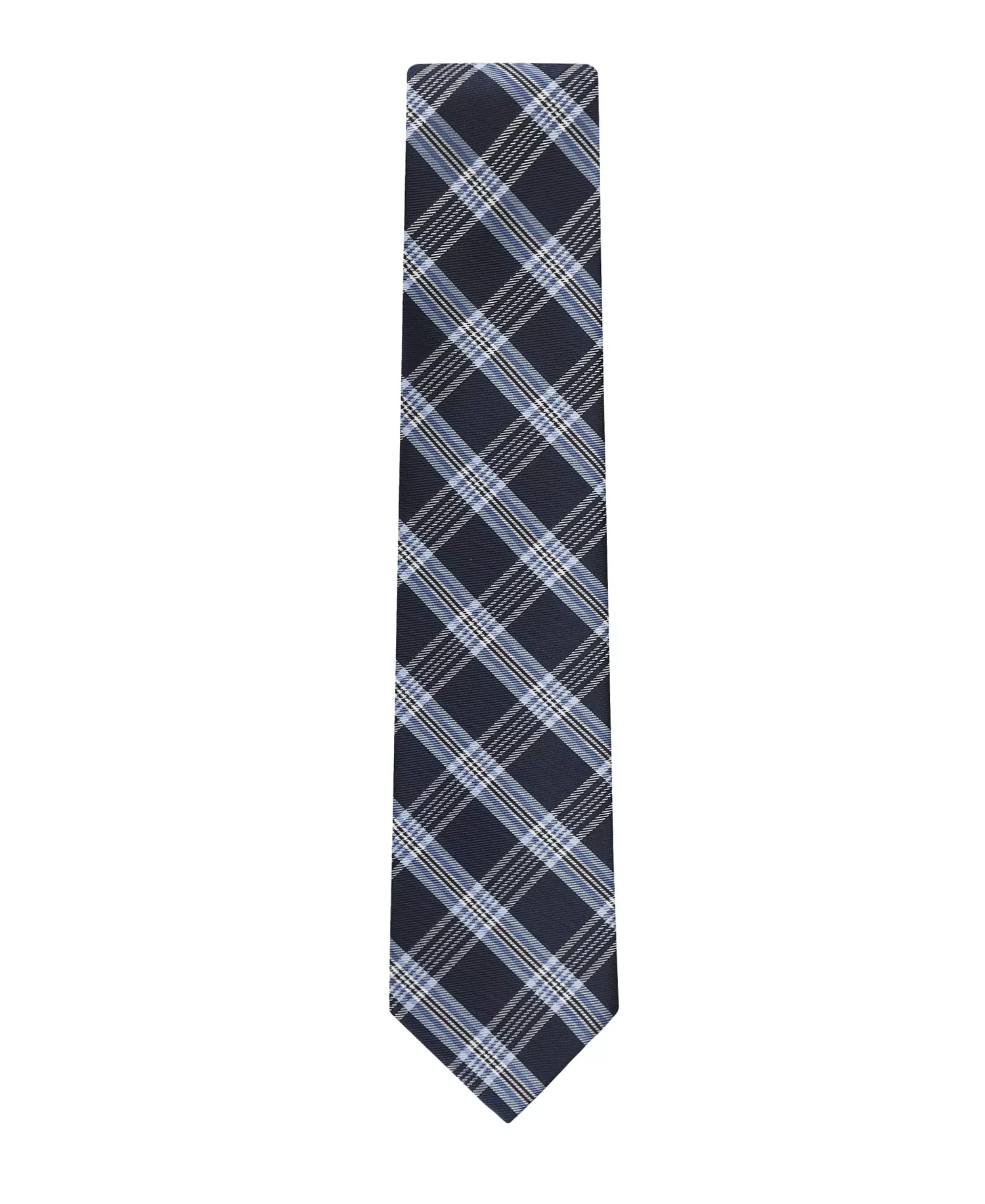 Men's Windsor Plaid Tie - Light Blue - ONE SIZE