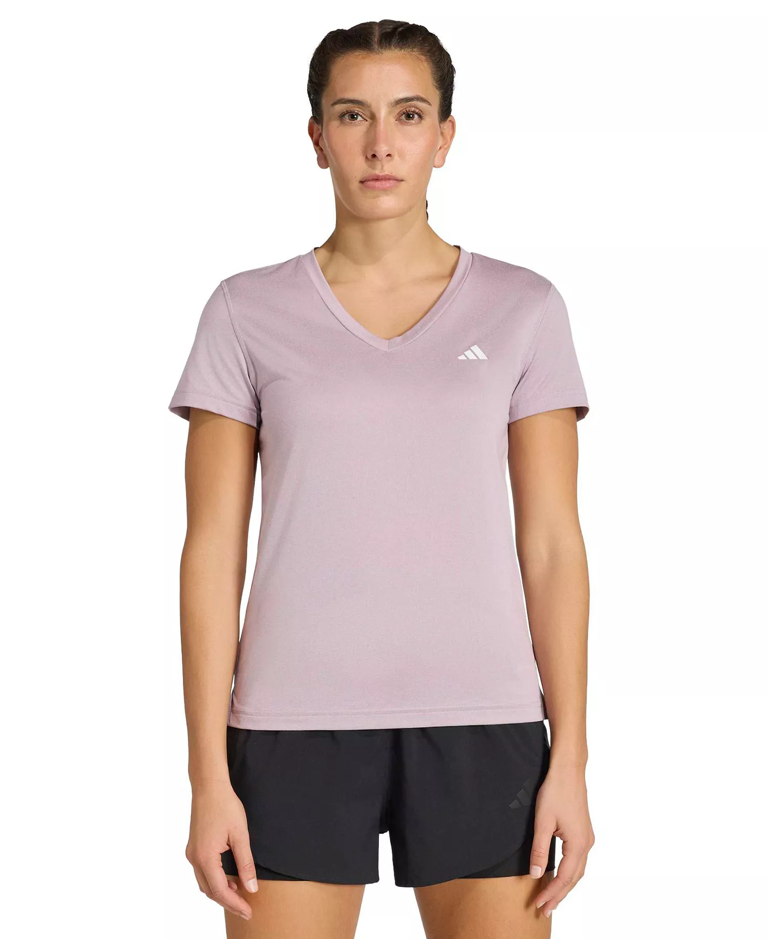 Women's Workout Essential V-Neck T-Shirt - Preloved Fig - L