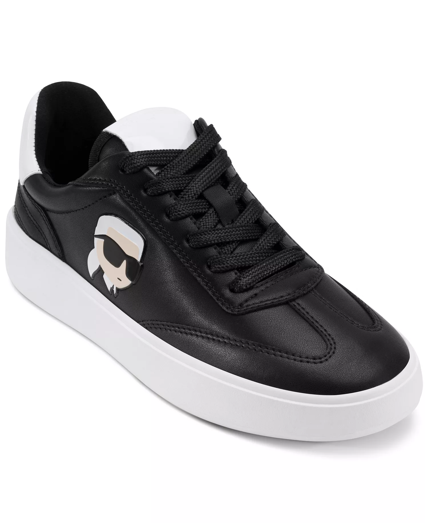 Women's Sumava Lace-Up Sneakers - Black, Bright White - 10M