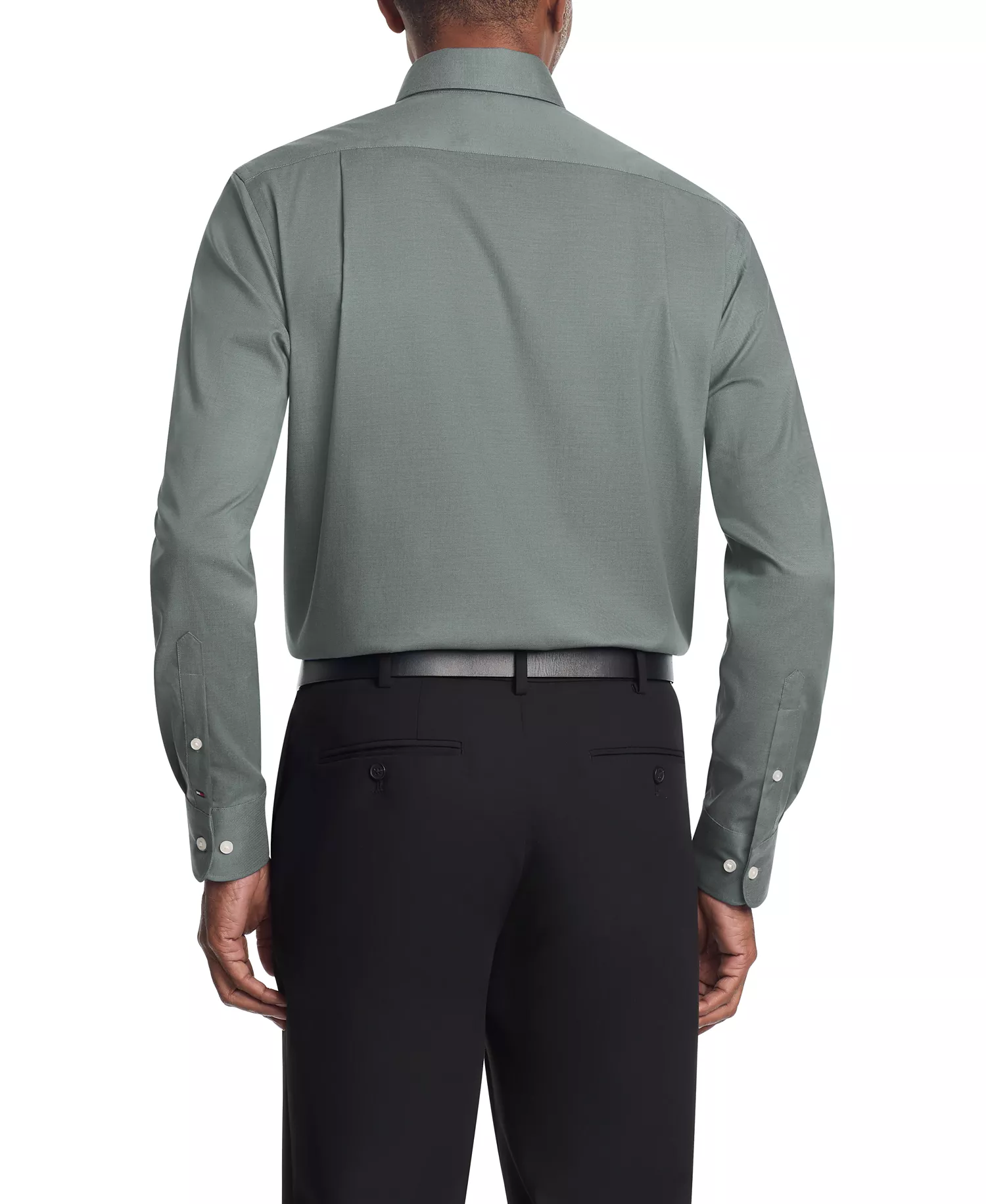 Men's Regular-Fit Button-Down Dress Shirt - Hunter Green - 16 32/33