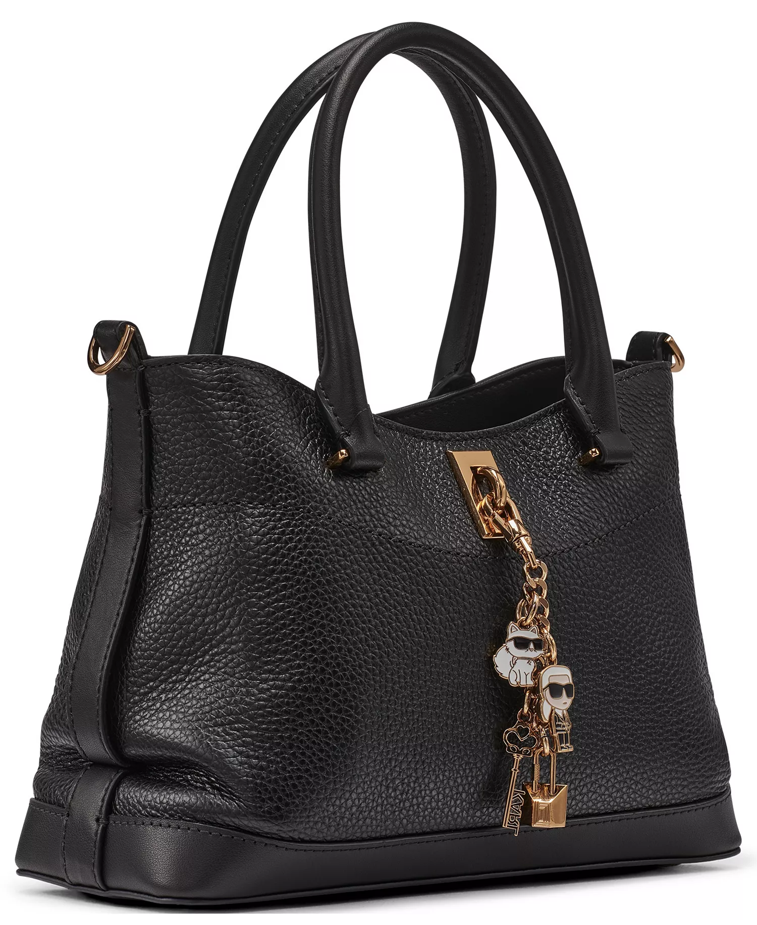 Gisele Small Crossbody Bag - Black/Gold - Small