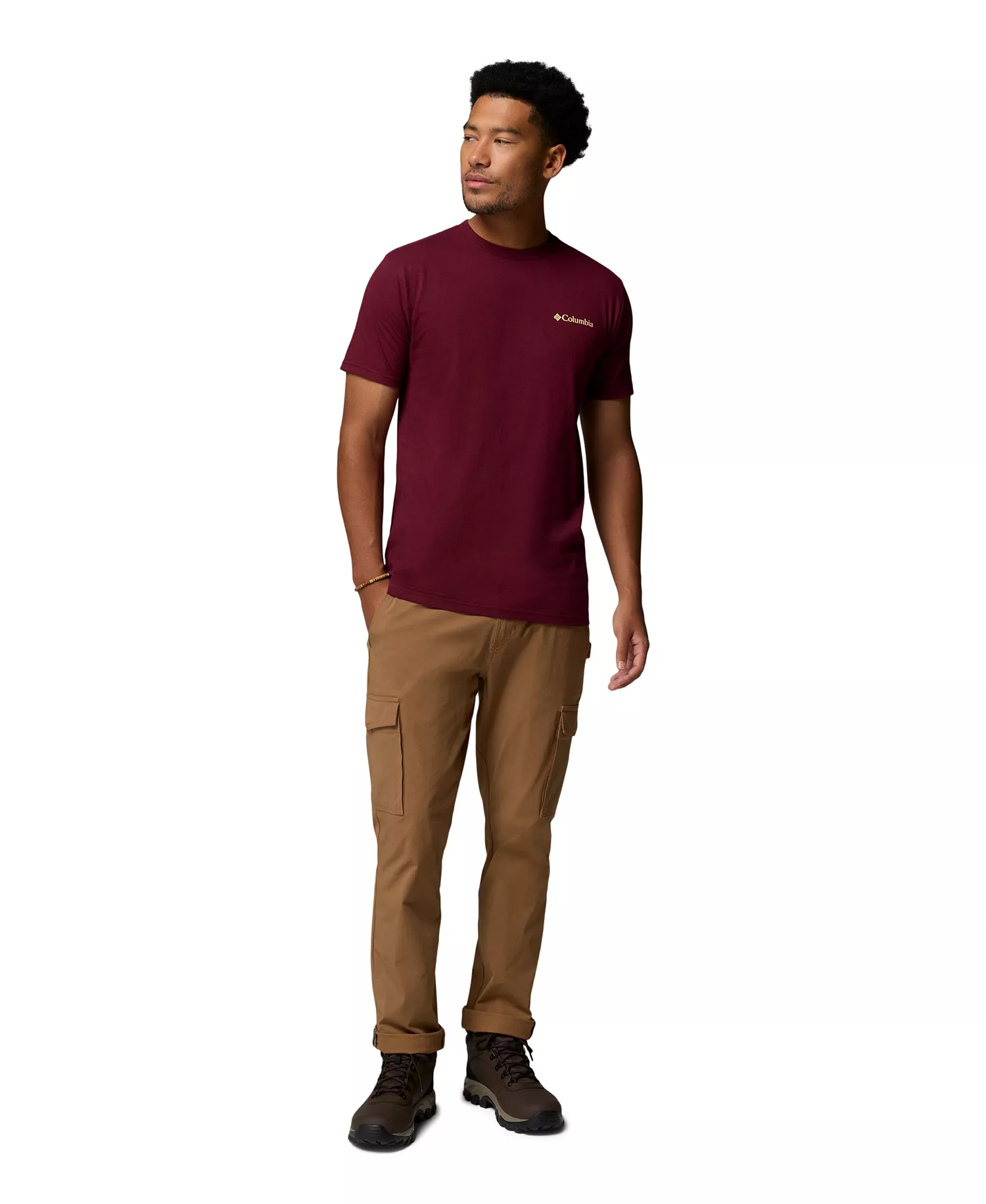 Men's Grassfed Graphic T-Shirt - Rich Wine - L