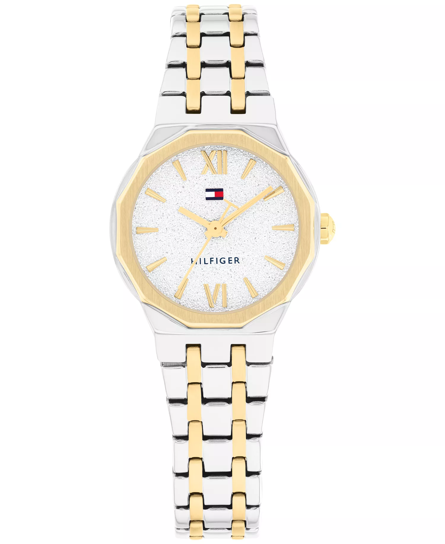 Women's Quartz Two Tone Stainless Steel Bracelet Watch, 25mm - Two Tone - NO SIZE