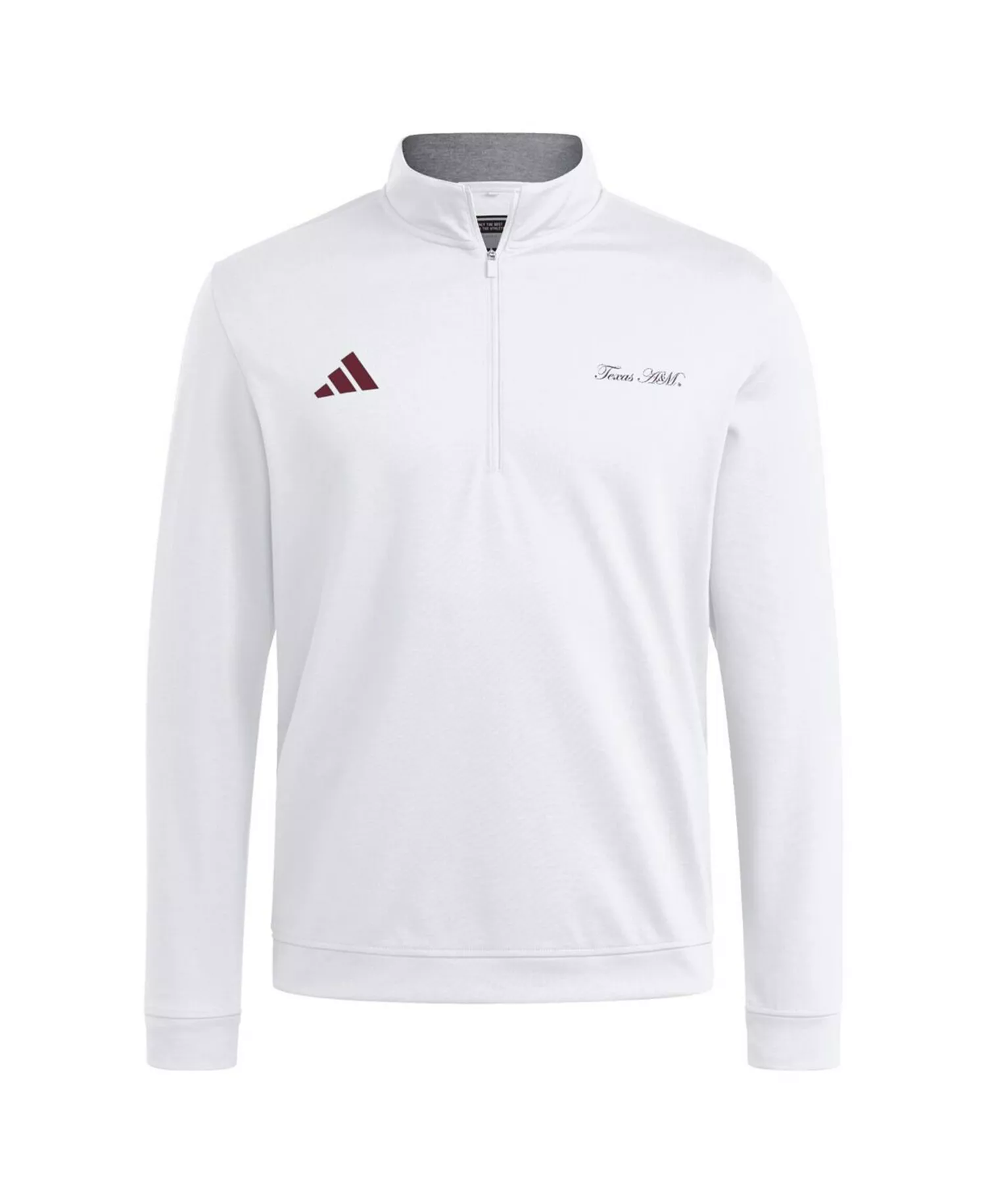 Men's White Texas A&M Aggies Elevated Quarter-Zip Jacket - White - 2XL