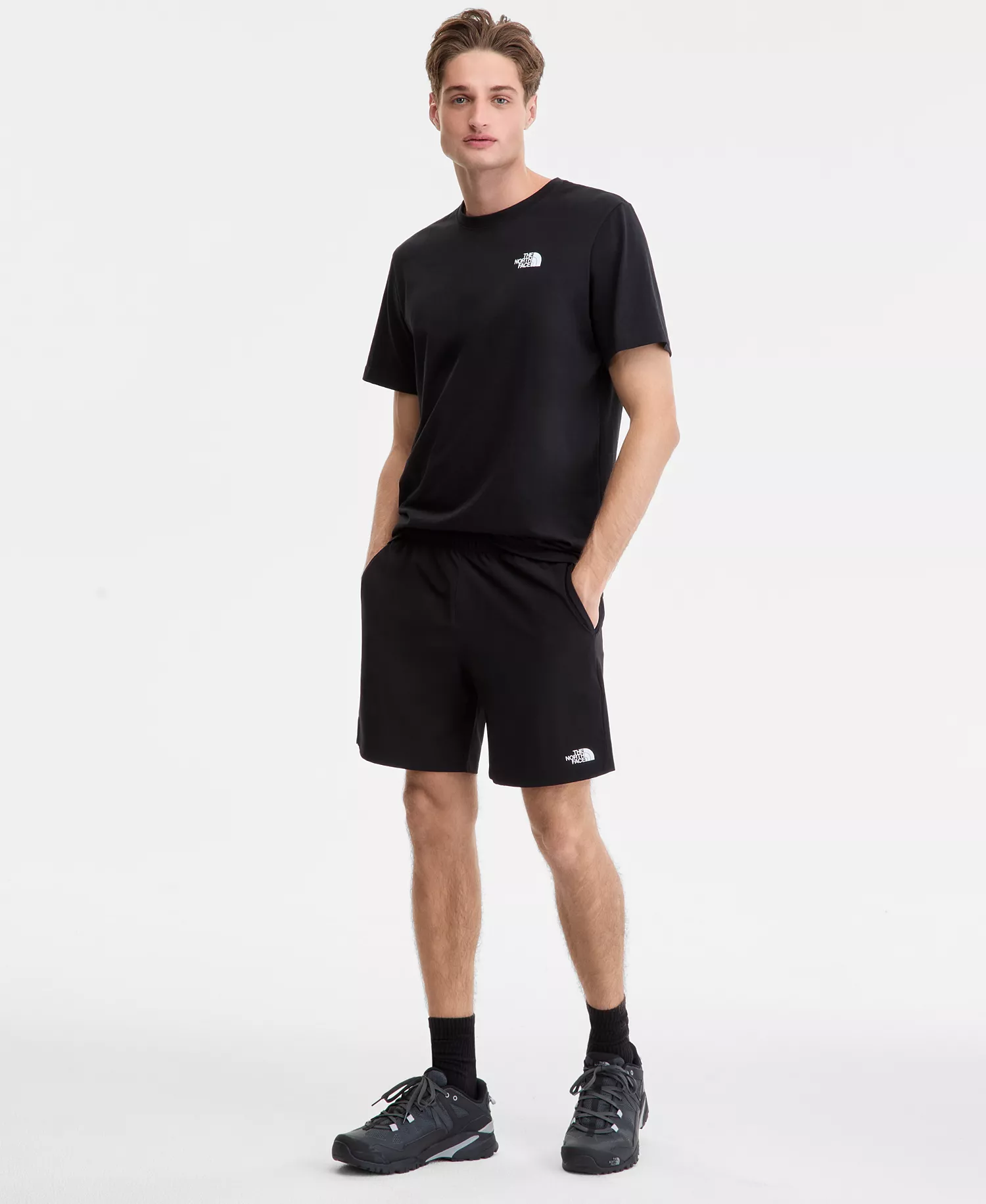 Men's Wander 2.0  Water-Repellent Shorts  - Black - L Long
