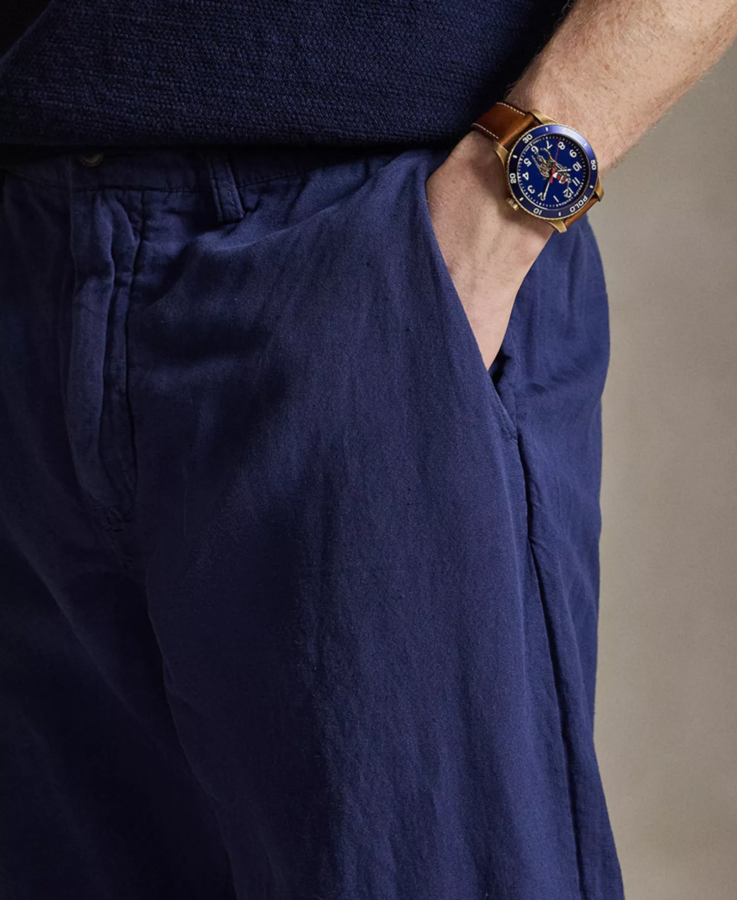 Men's Bedford Classic-Fit Pants - New Classic Navy - 32x32