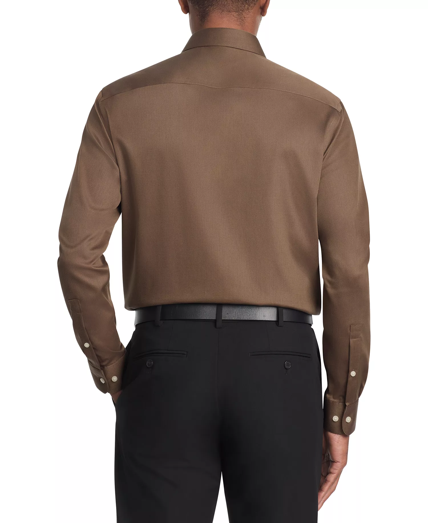 Calvin Klein Men's Steel Plus Regular Fit Dress Shirt - New Tan - 15.5 32/33