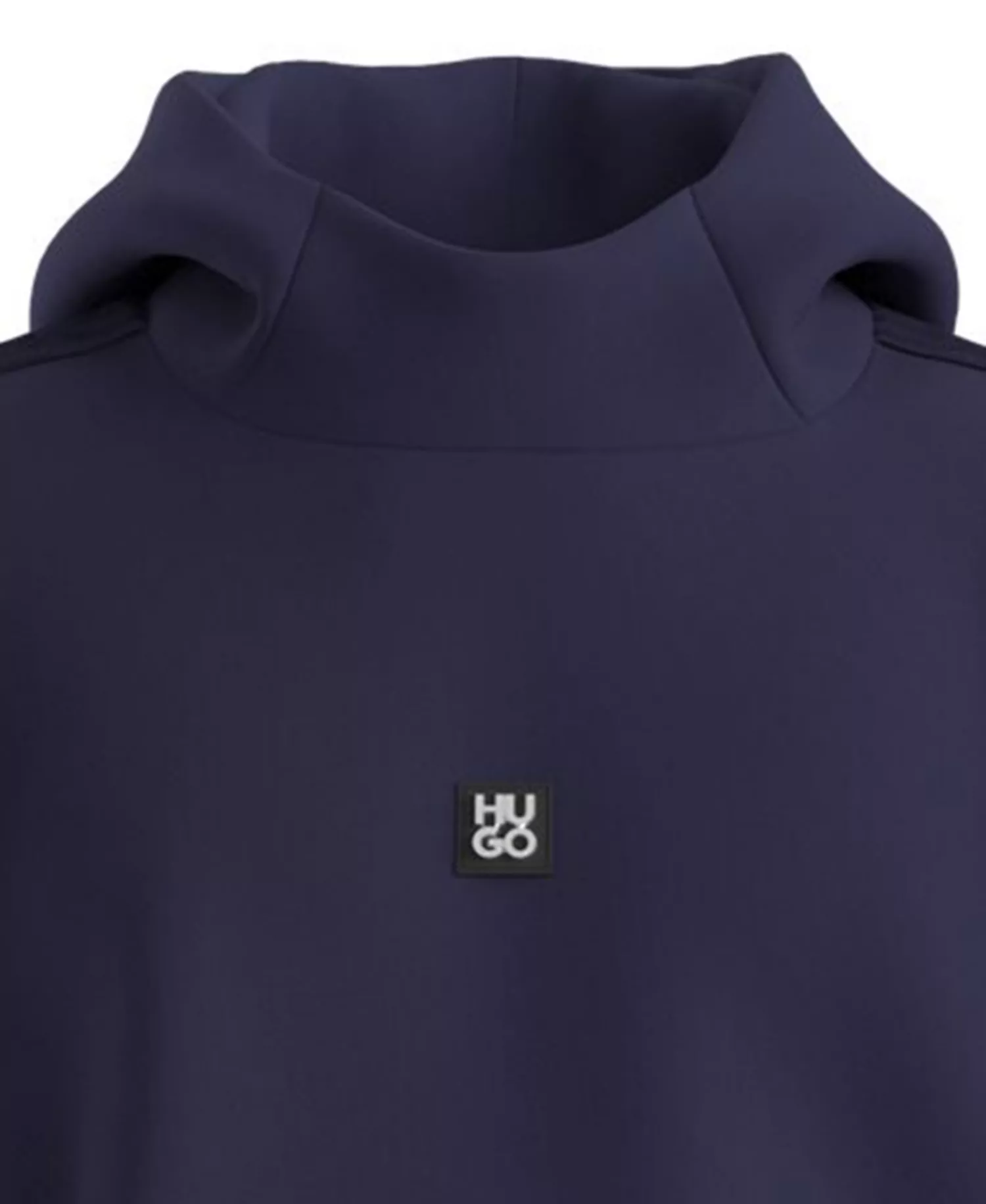 Men's Funnel Neck Hoodie - Navy - S
