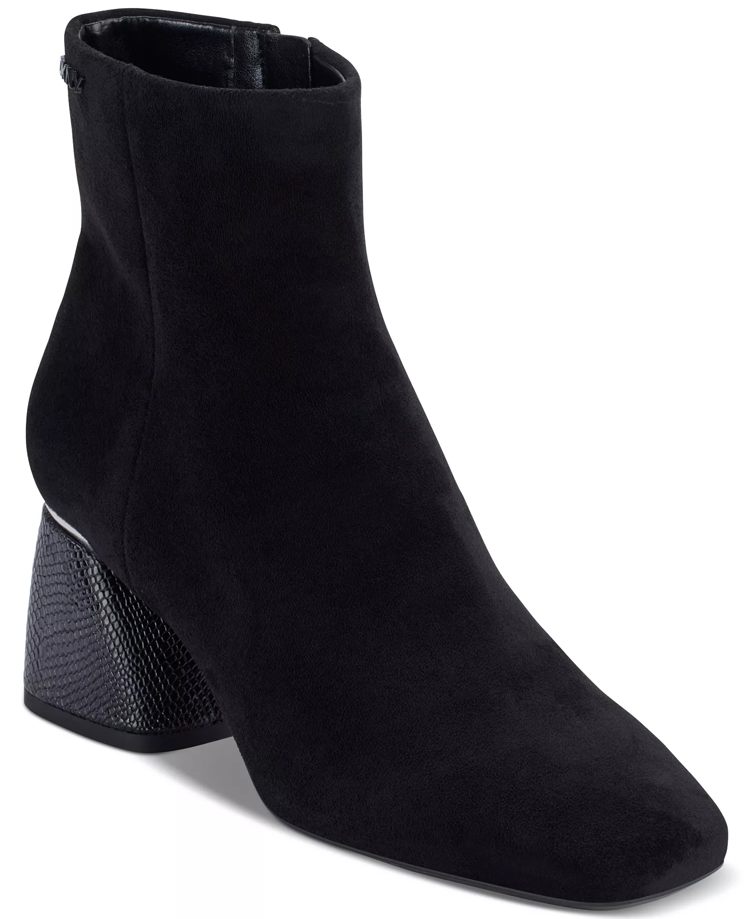 Women's Caleena Block Heel Dress Boots - Black Suede - 7.5M