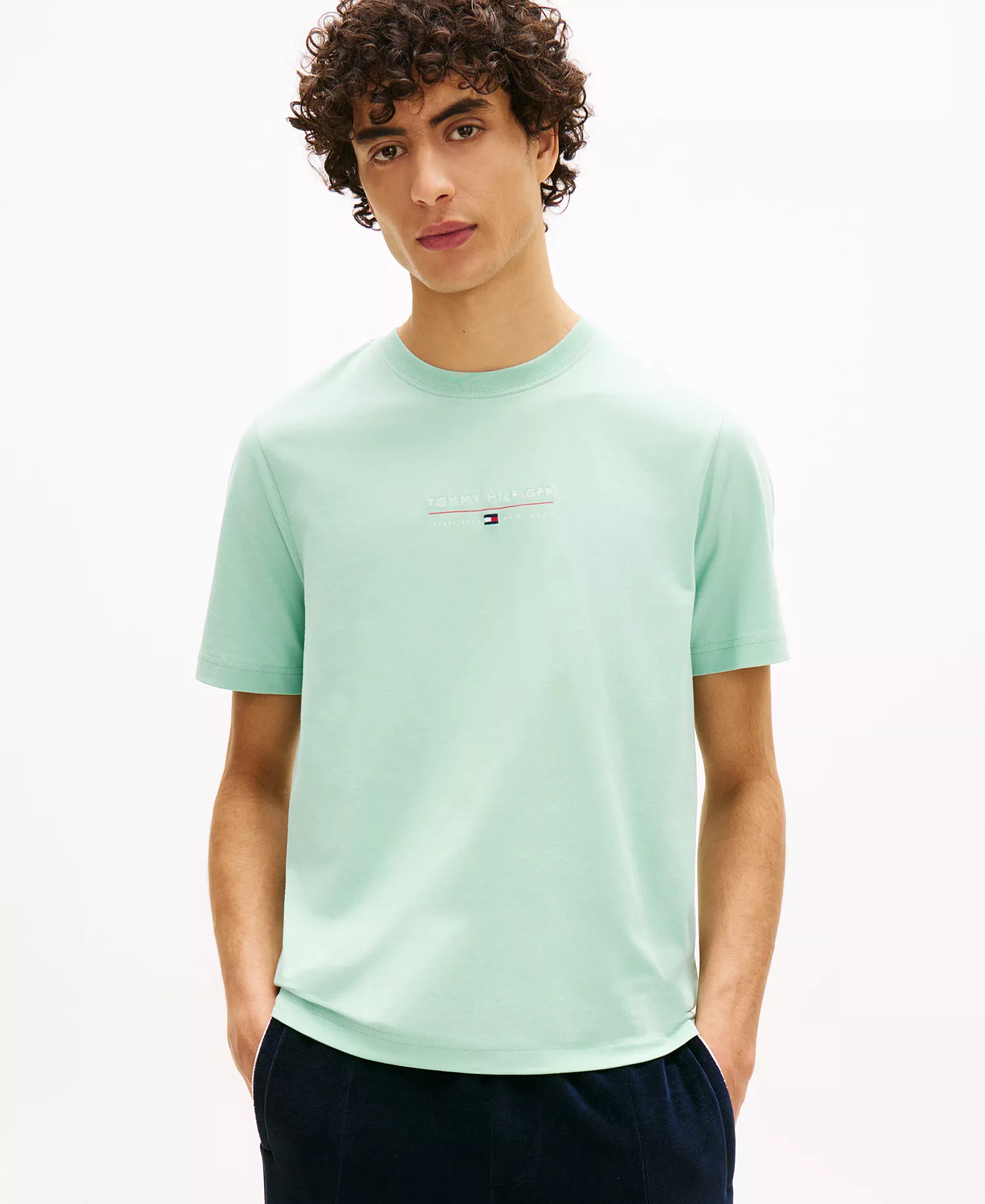 Men's Brand Love Lockup Graphic T-Shirt - Crushed Mint - L