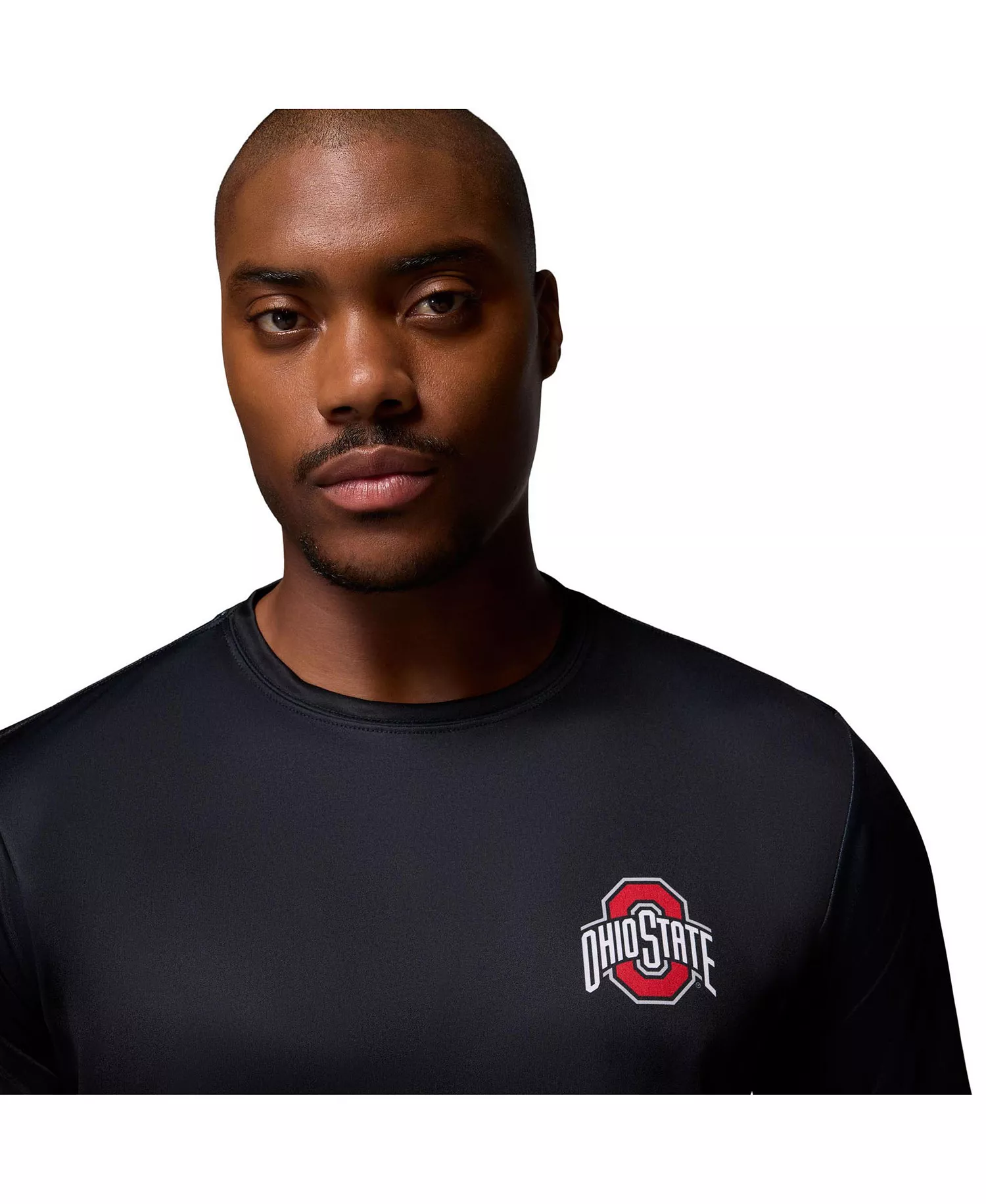 Men's Black Ohio State Buckeyes PHG Terminal Shot 3-Hit Long Sleeve T-Shirt - Black - L