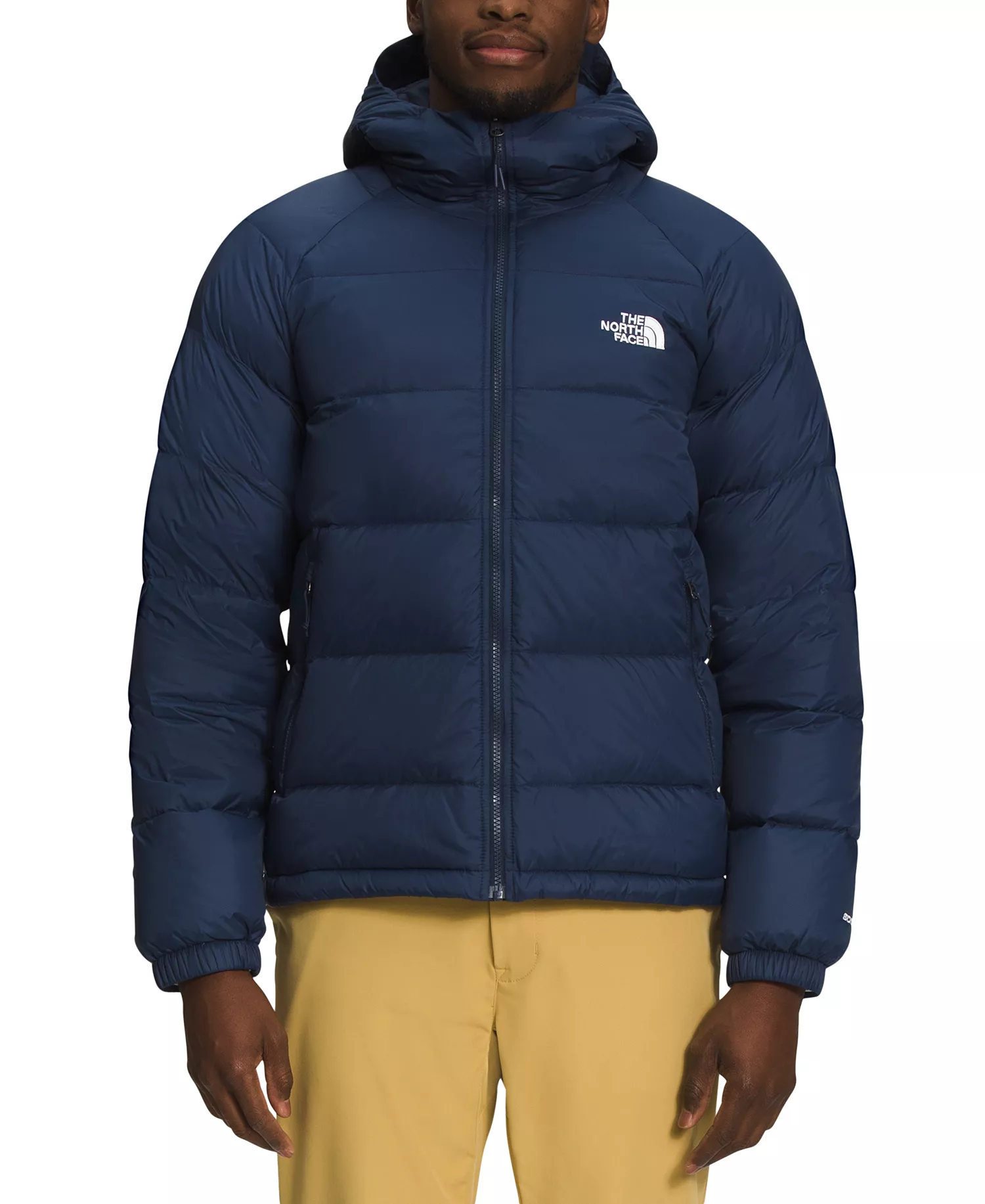 Men's Hydrenalite DWR Quilted Hooded Down Puffer Jacket - Summit Navy - L