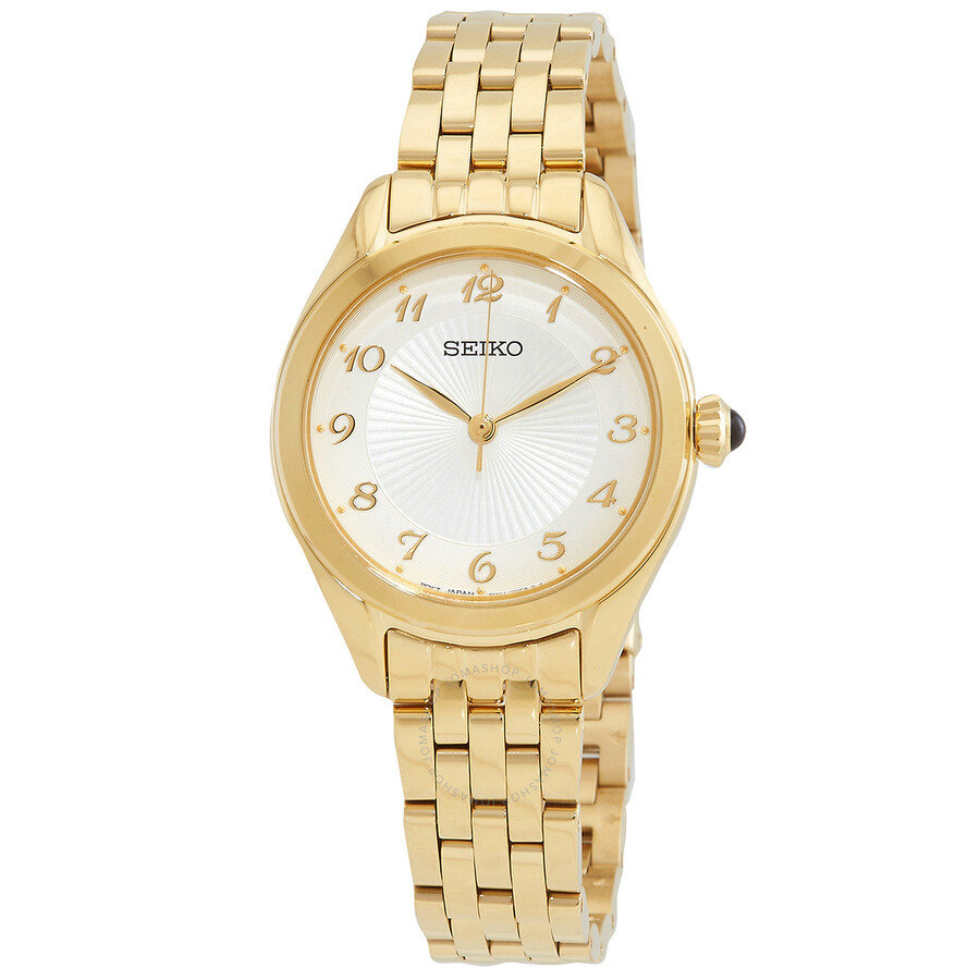 Seiko Quartz Silver Dial Ladies Watch