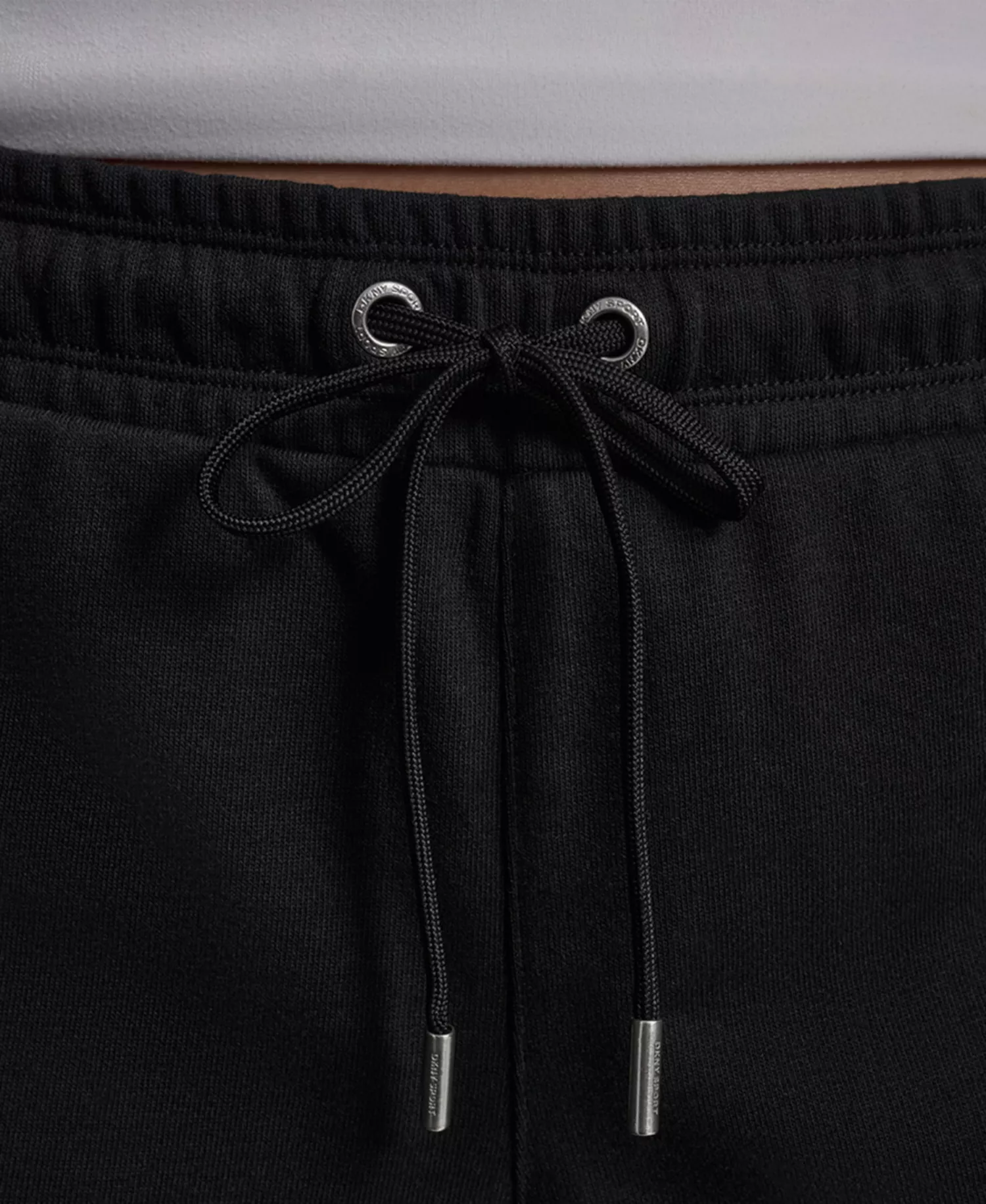 Women's Foil Logo Shorts - Black/silver - L