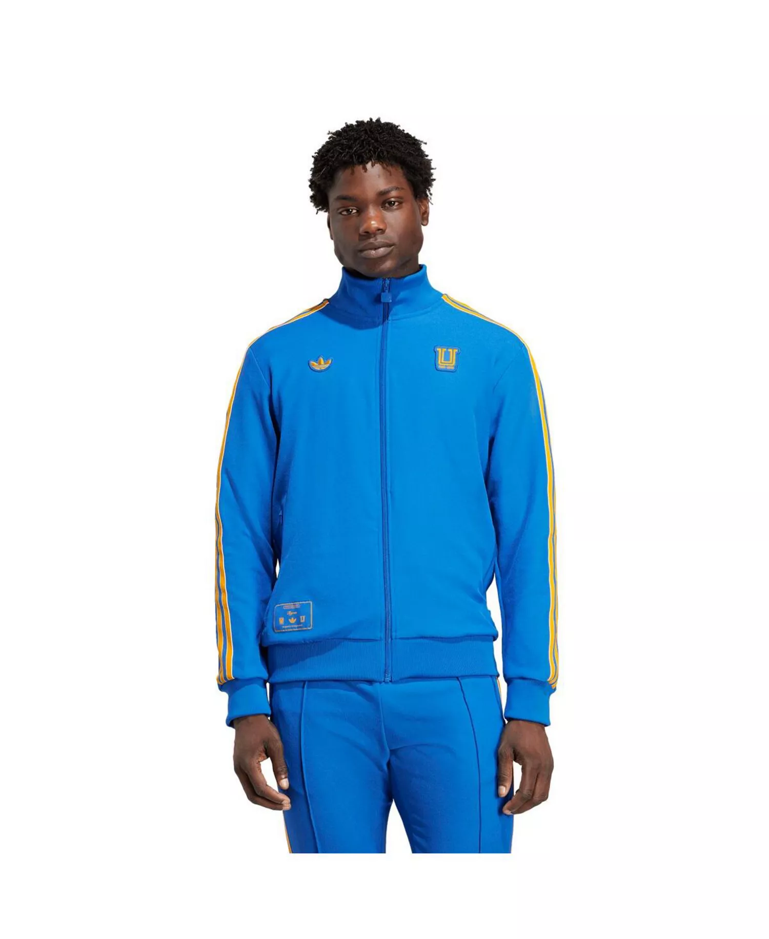 Men's Blue Tigres UANL Terrace Icons Full-Zip Track Jacket - Blue - L